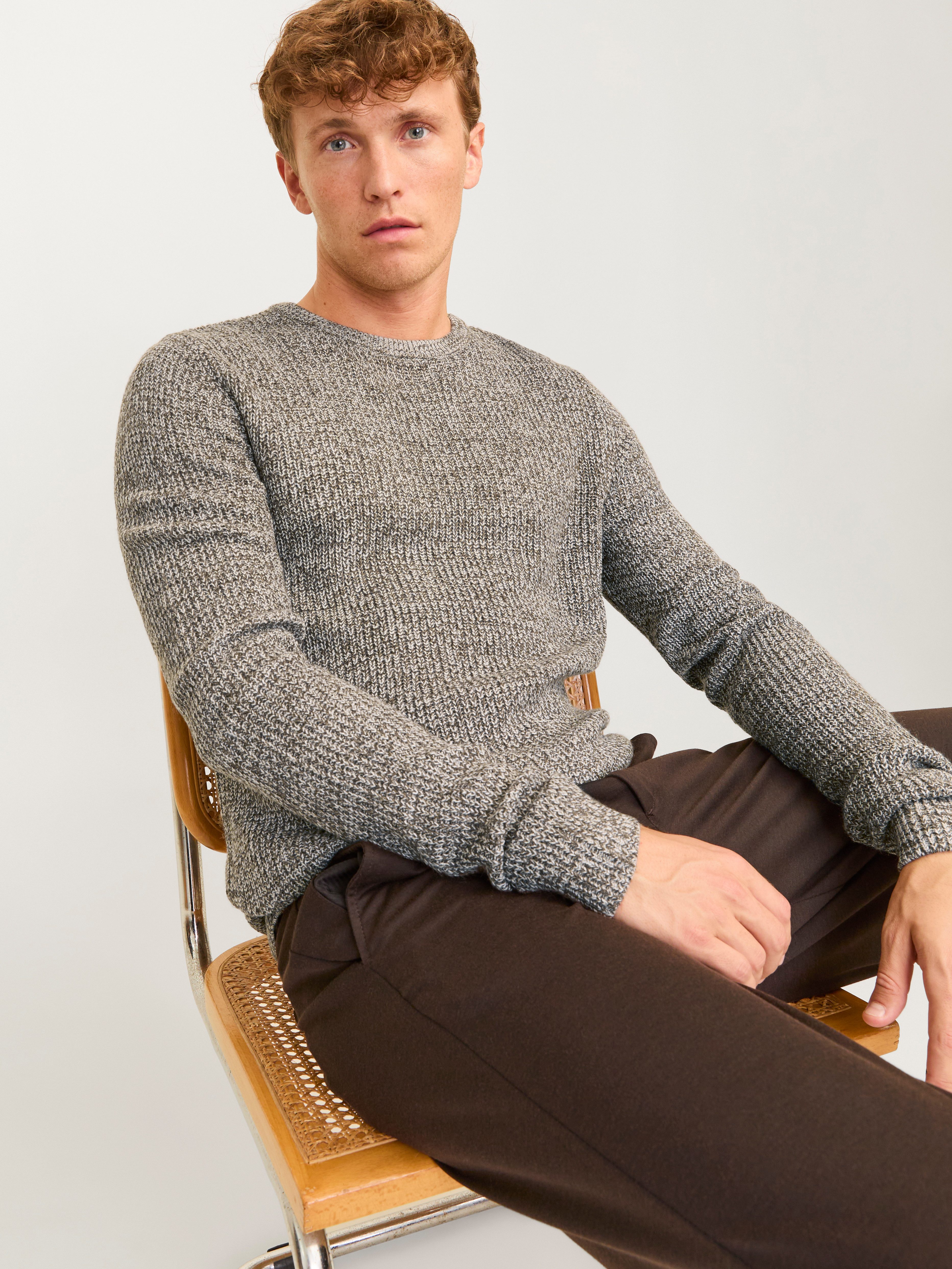 Jack & Jones Trui met ronde hals JJELEWIS KNIT CREW NECK SN