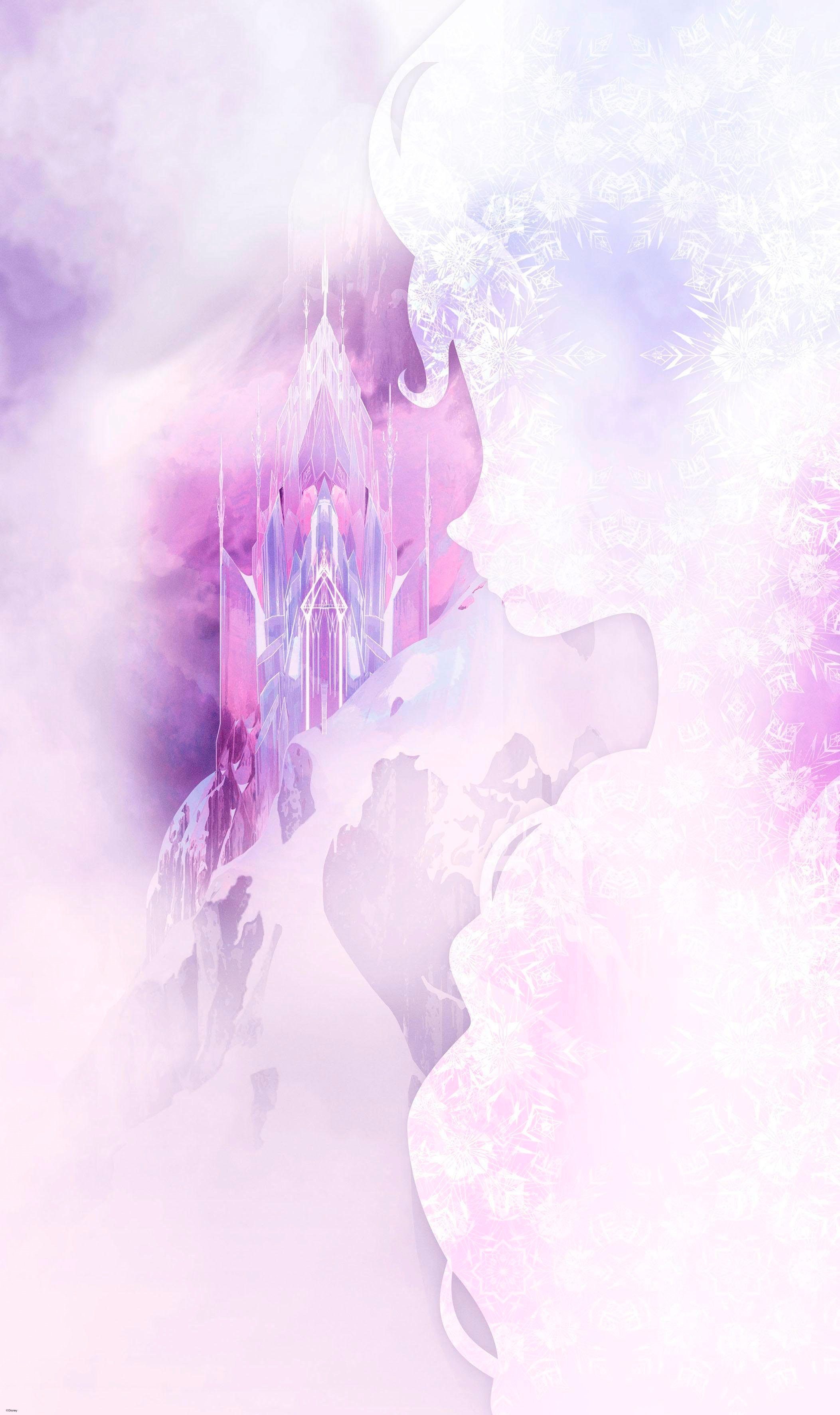 Komar Vliesbehang Digitale print vlies - Frozen Winter Mist - Afmeting 120 x 200 cm (1 stuk)