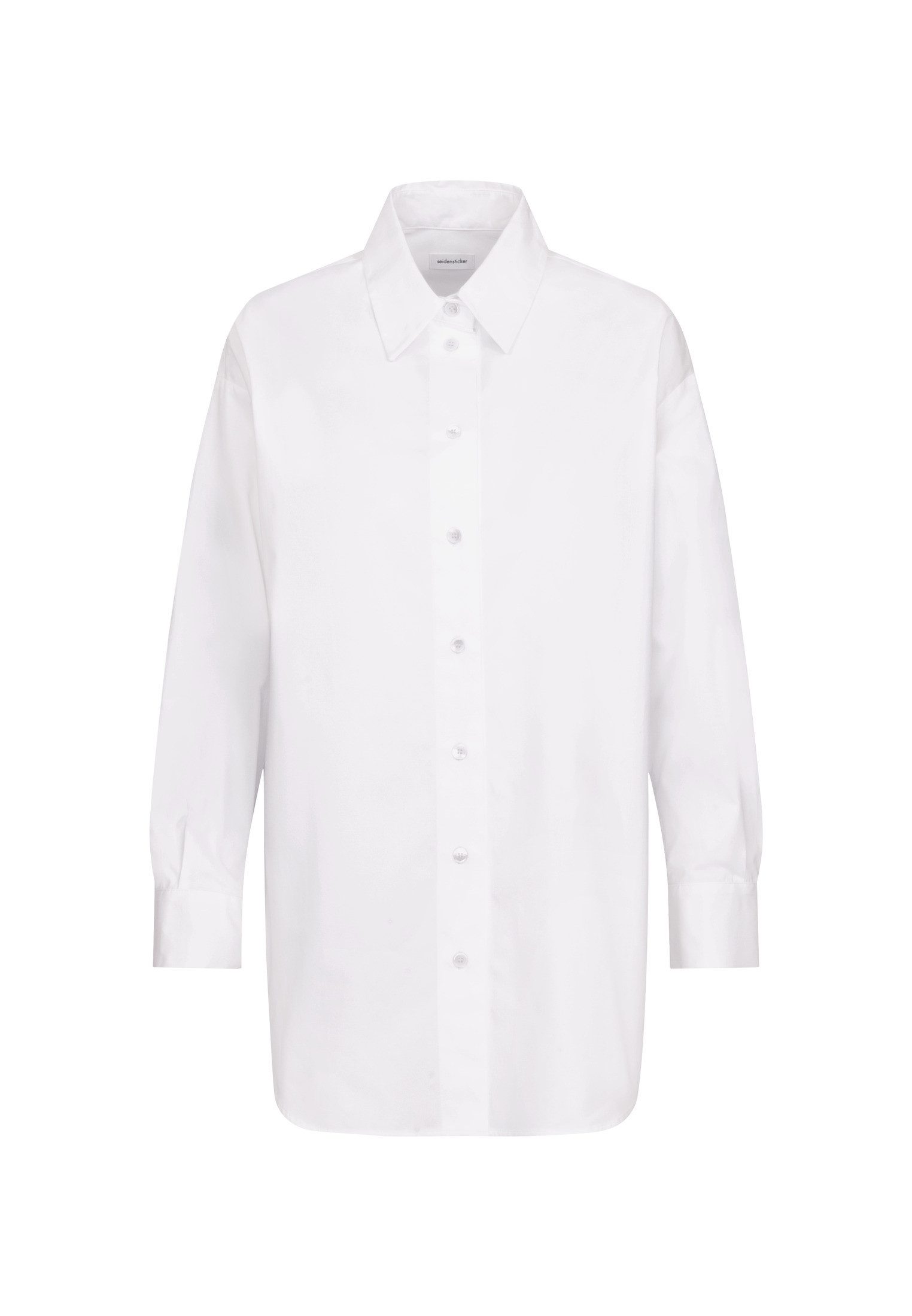 seidensticker Lange blouse 1/1 kraag uni