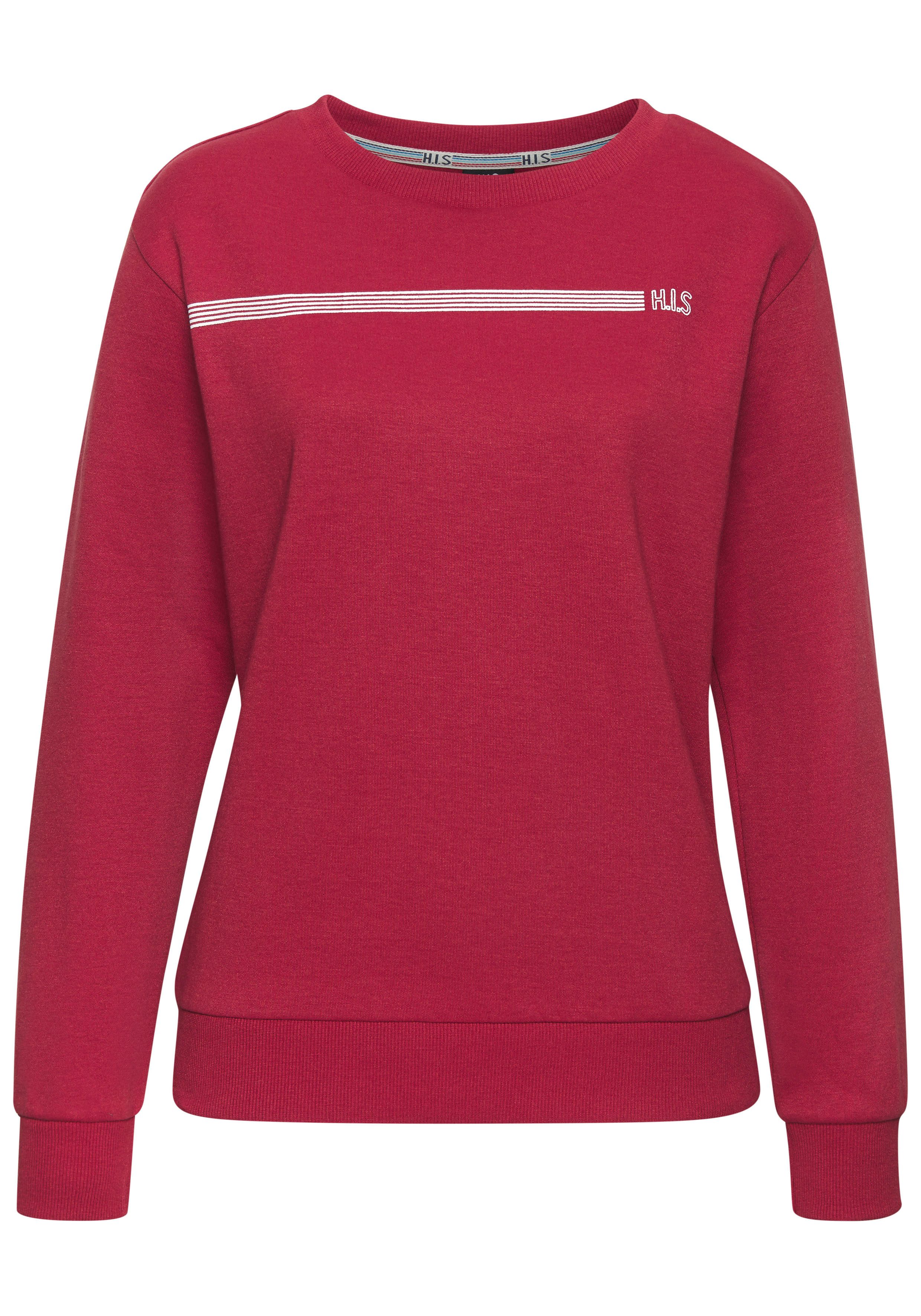 H.I.S Sweatshirt met logoprint, loungewear
