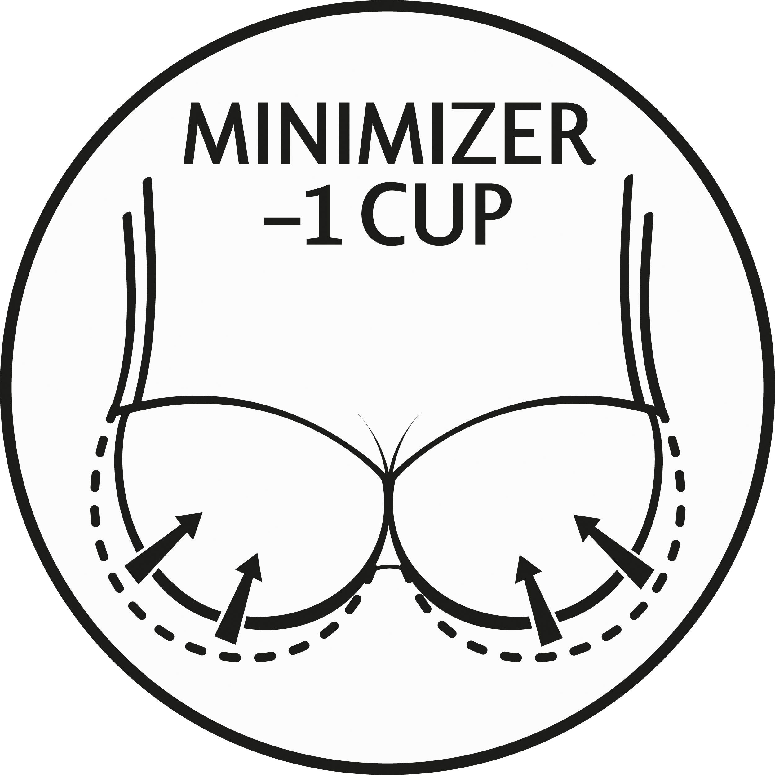 Triumph Minimizer-bh Ladyform Soft W Beugel-bh met kantdetails