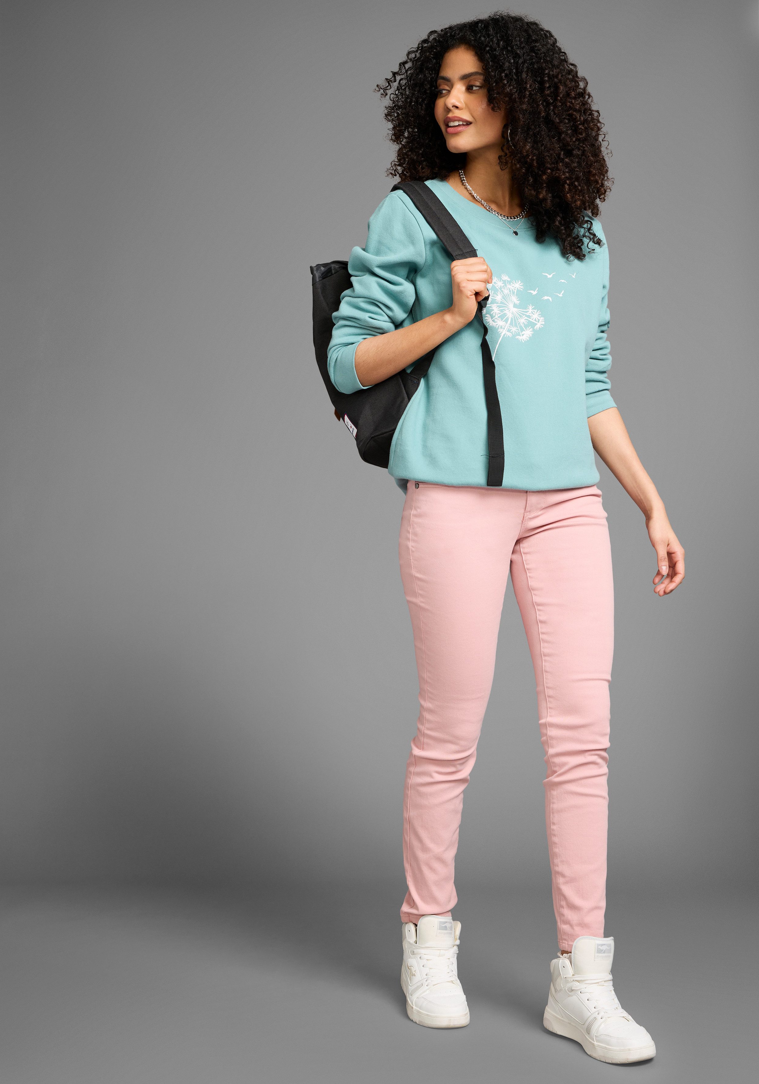 KangaROOS Sweatshirt met frontprint - nieuwe collectie