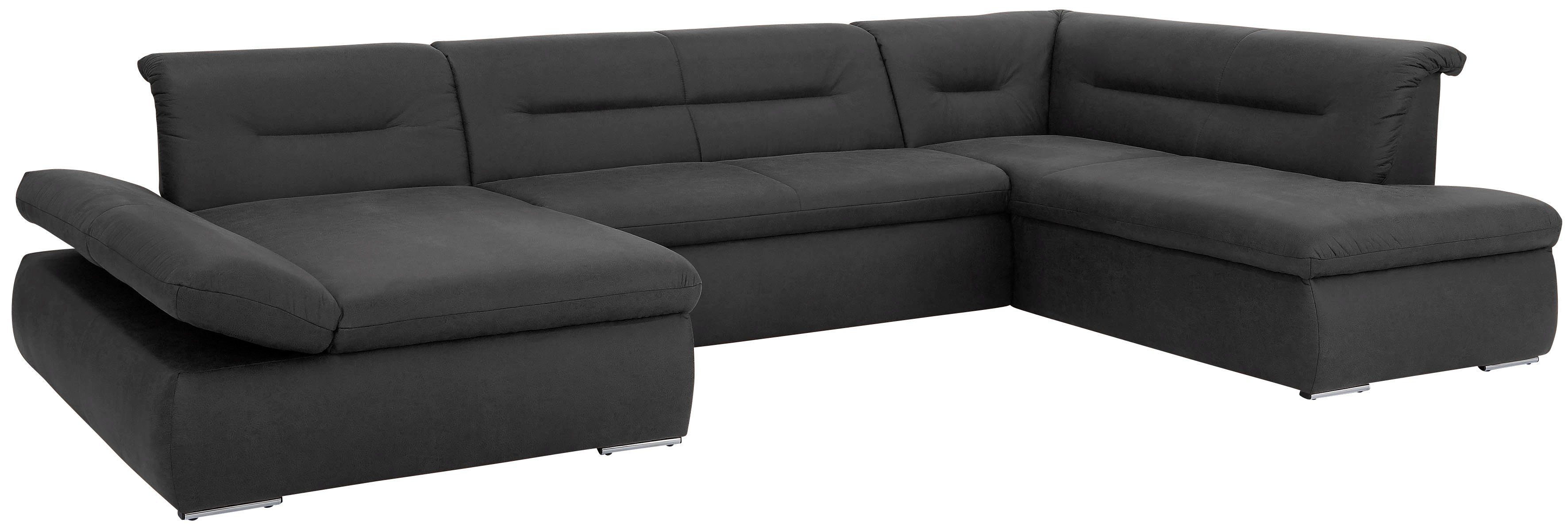 INOSIGN Zithoek Avesa U-vorm Naar keuze met verstelbare armleuningen en slaapfunctie, bxdxh: 355x216x80cm