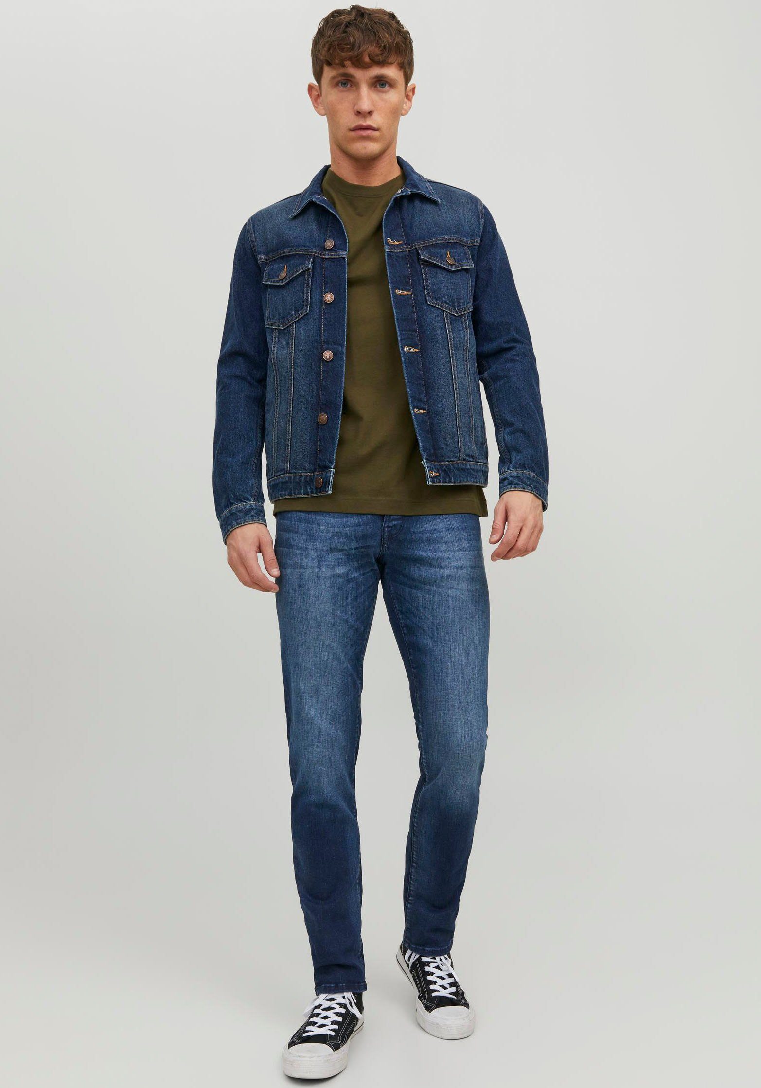 Jack & Jones Slim fit jeans JJIGLENN – Slim-Fit-jeans met lage taille