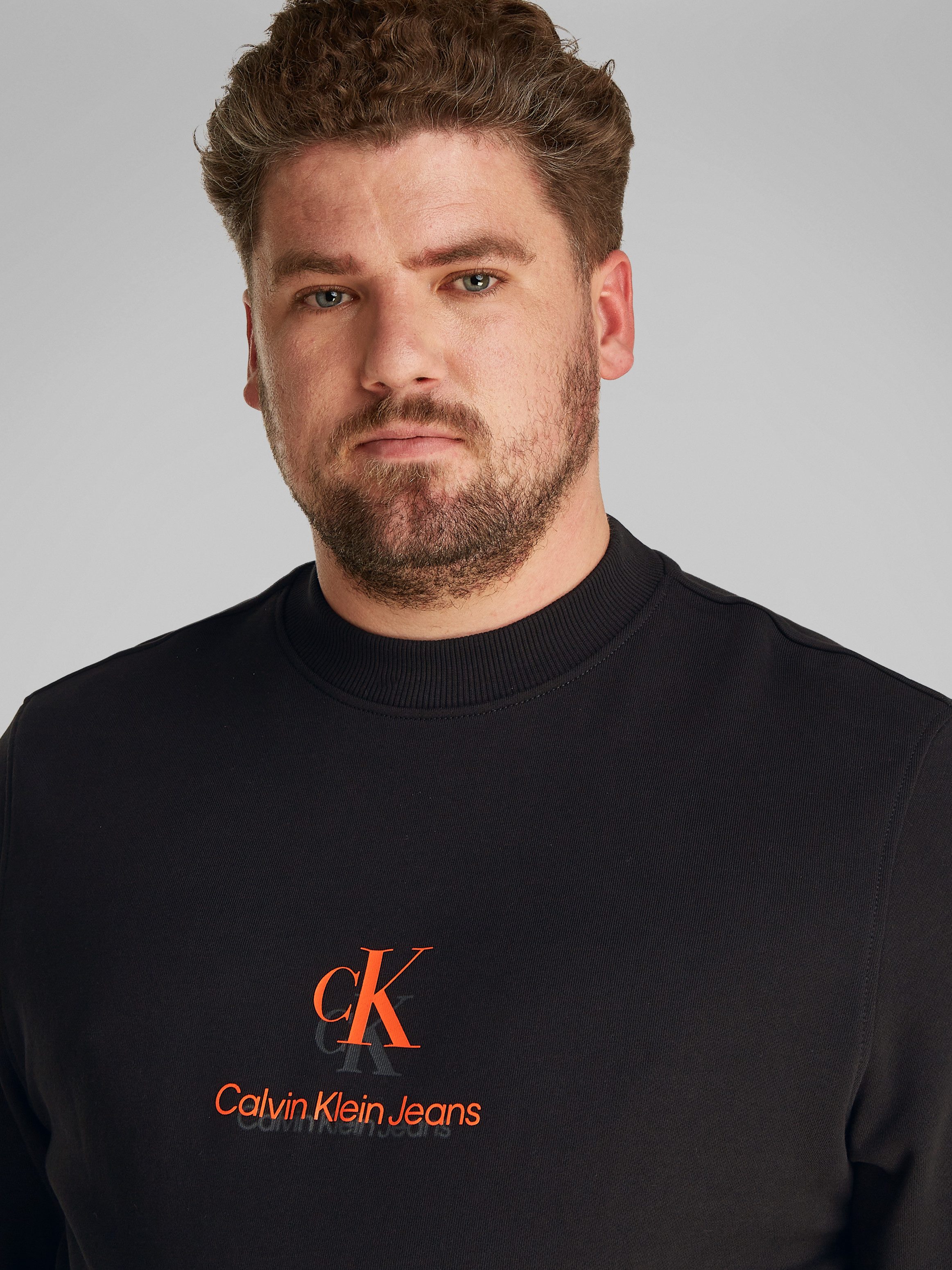 Calvin Klein Jeans Plus Sweatshirt PLUS SHADOW LOGO CREW NECK