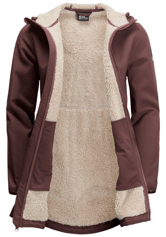 Jack Wolfskin Softshell-jas WINDLAND COAT W