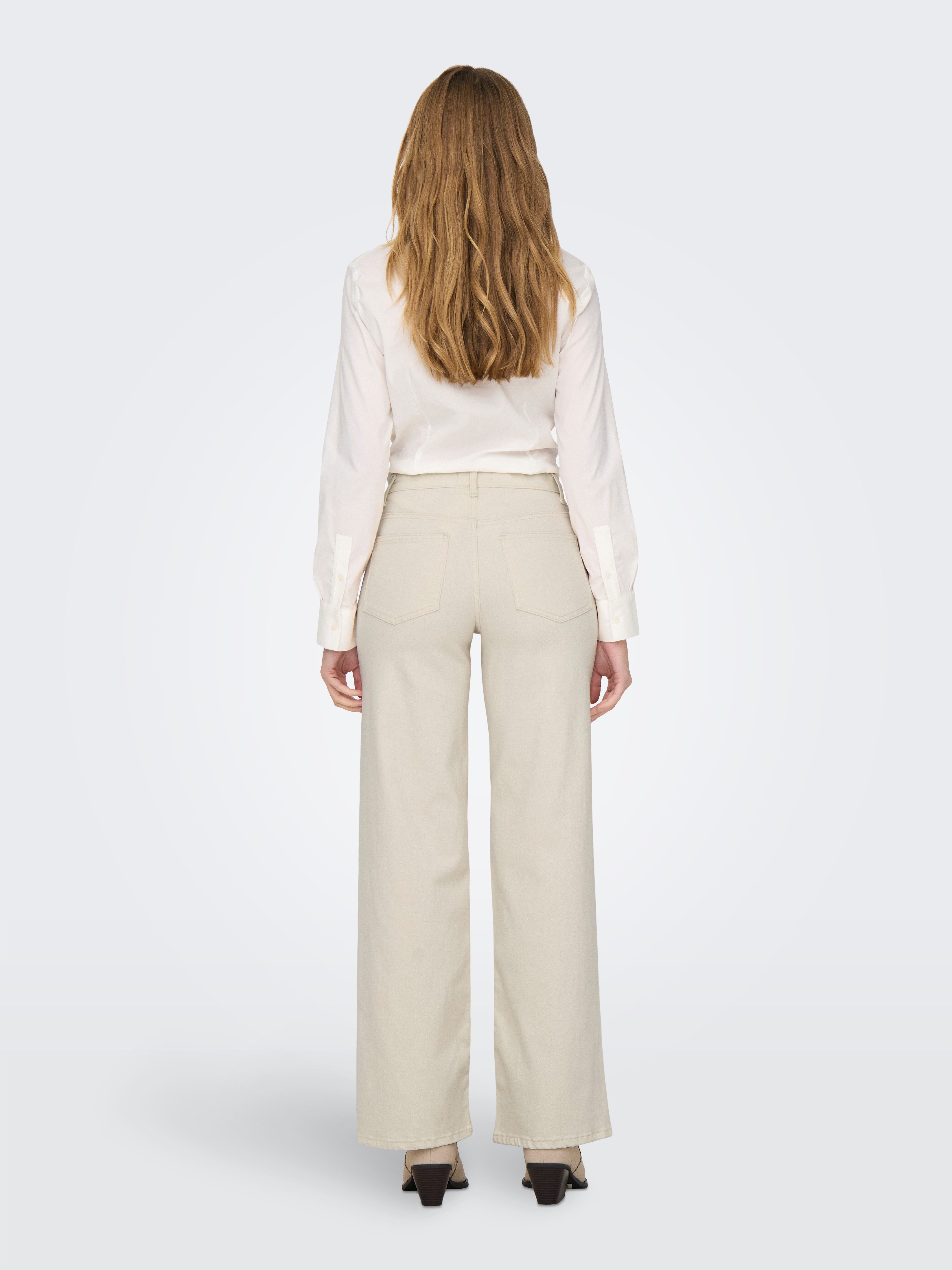 Only Wijde jeans ONLMADISON BLUSH HW WIDE DNM CRO NOOS