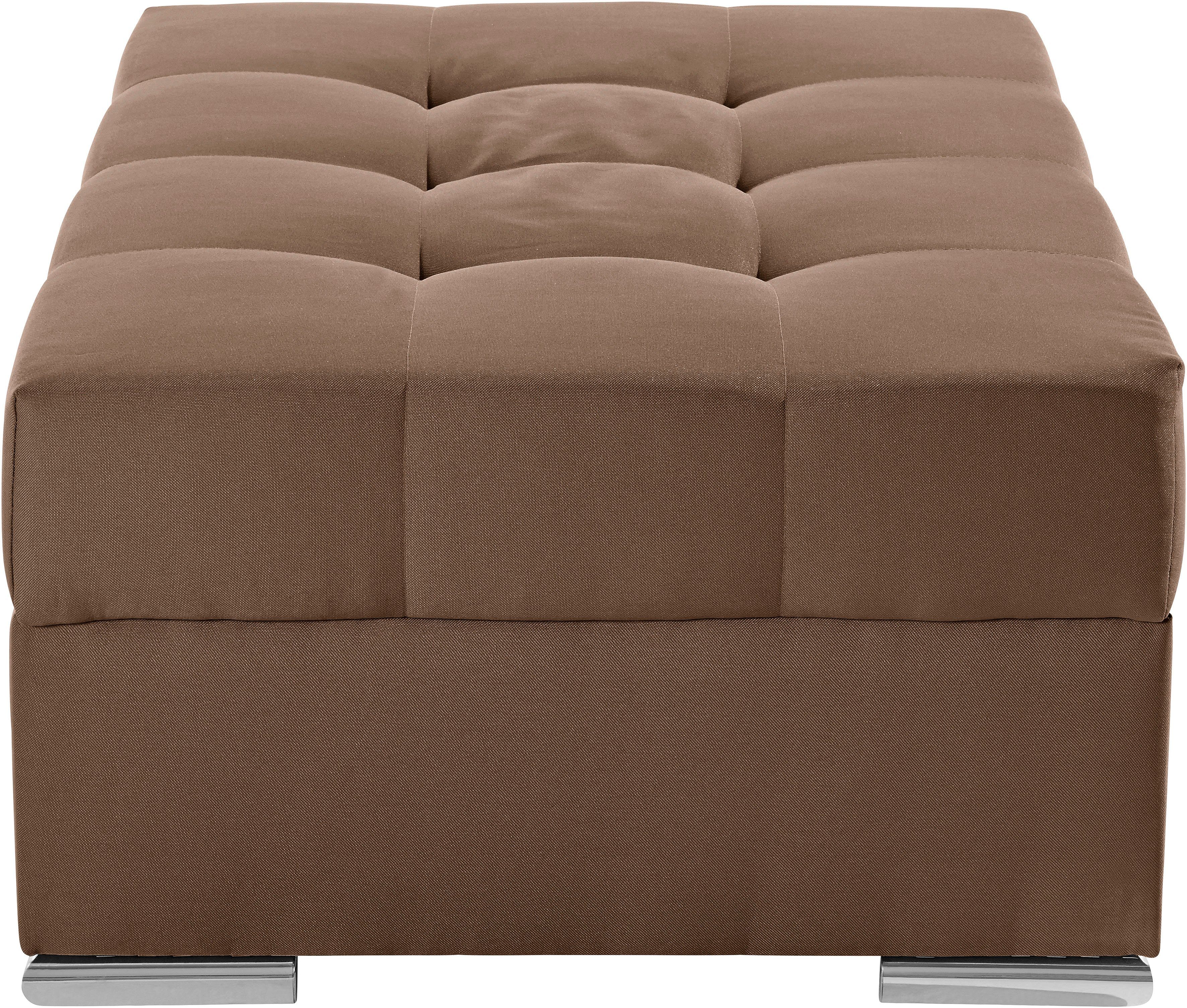 COLLECTION AB Hocker JOSY met comfortabele binnenvering, naar wens te combineren