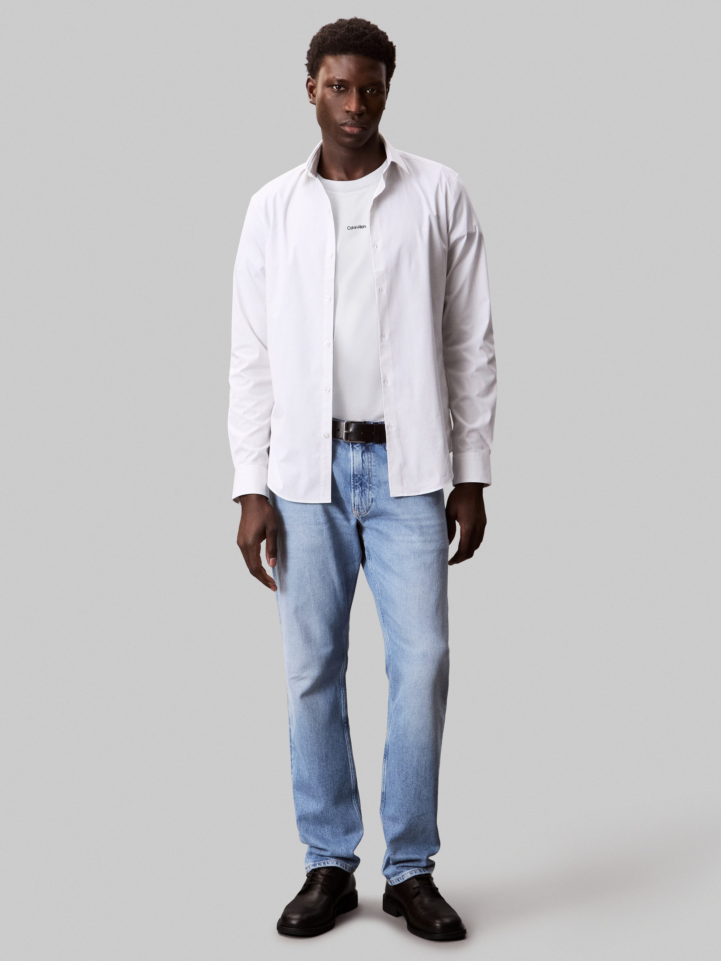Calvin Klein T-shirt SS STRETCH PIQUE NANO EASY TEE