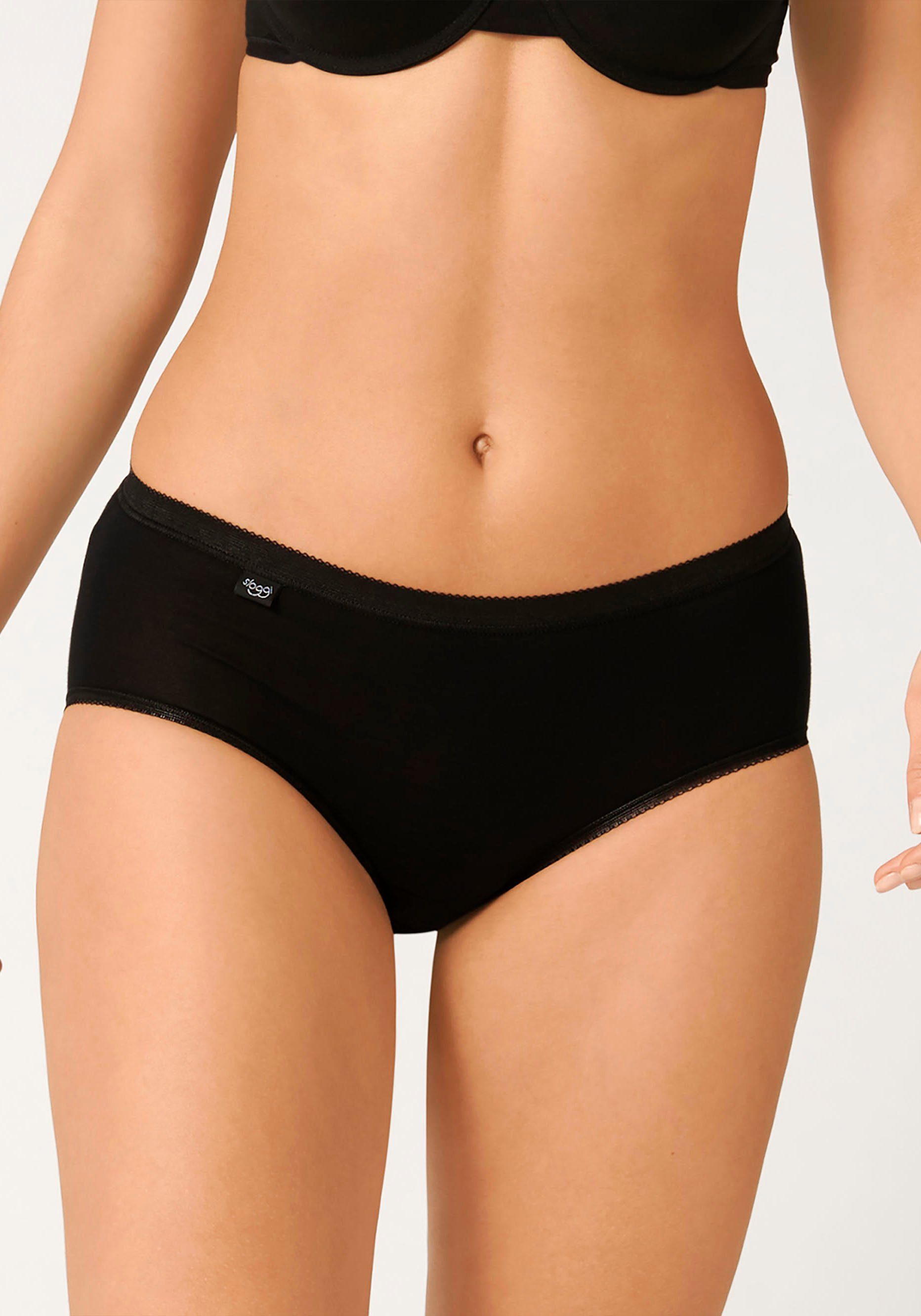 Sloggi Slip Basic+ Midi 4P perfecte pasvorm (4 stuks, Set van 4)