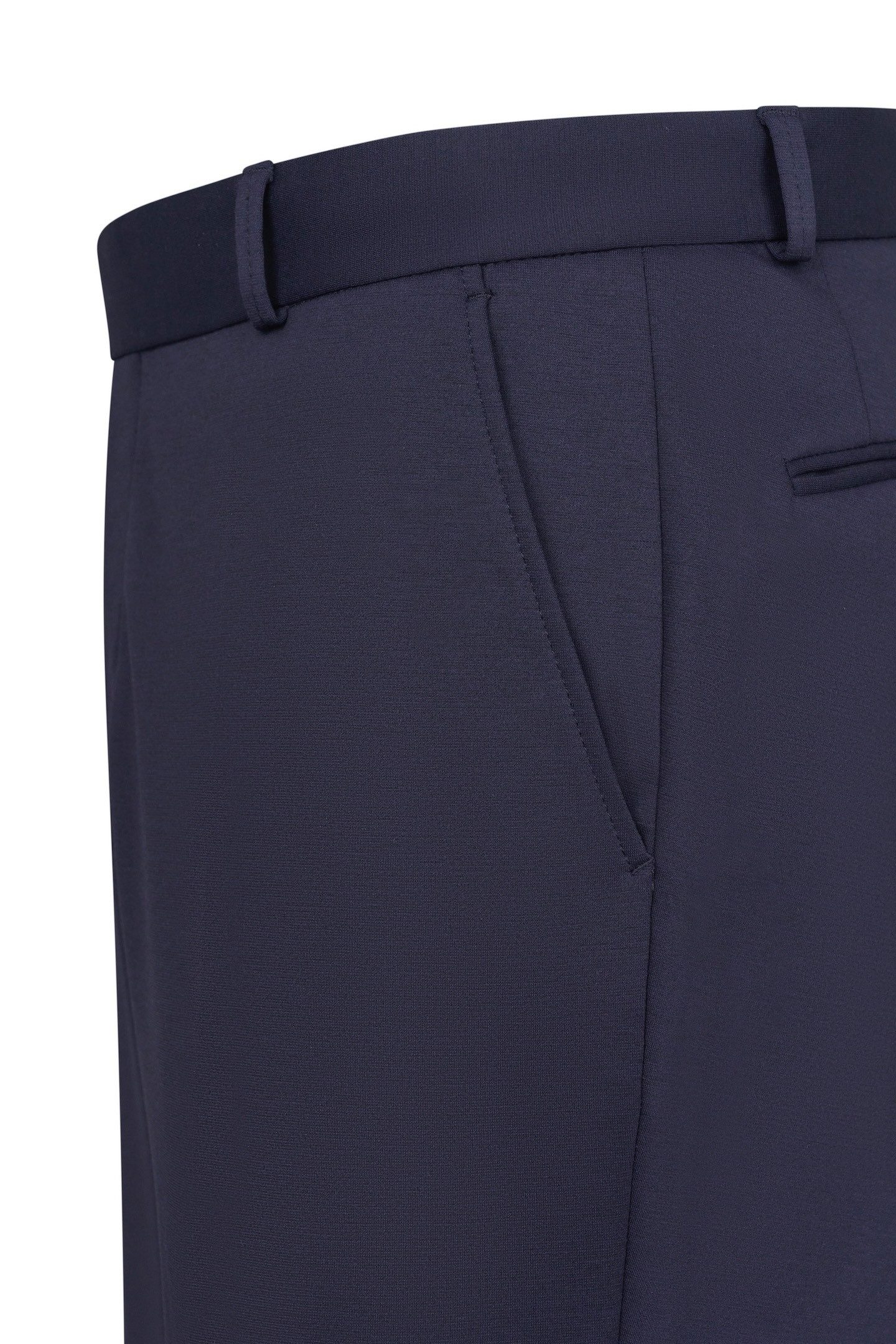 Bugatti Pantalon met stretch & persvouw