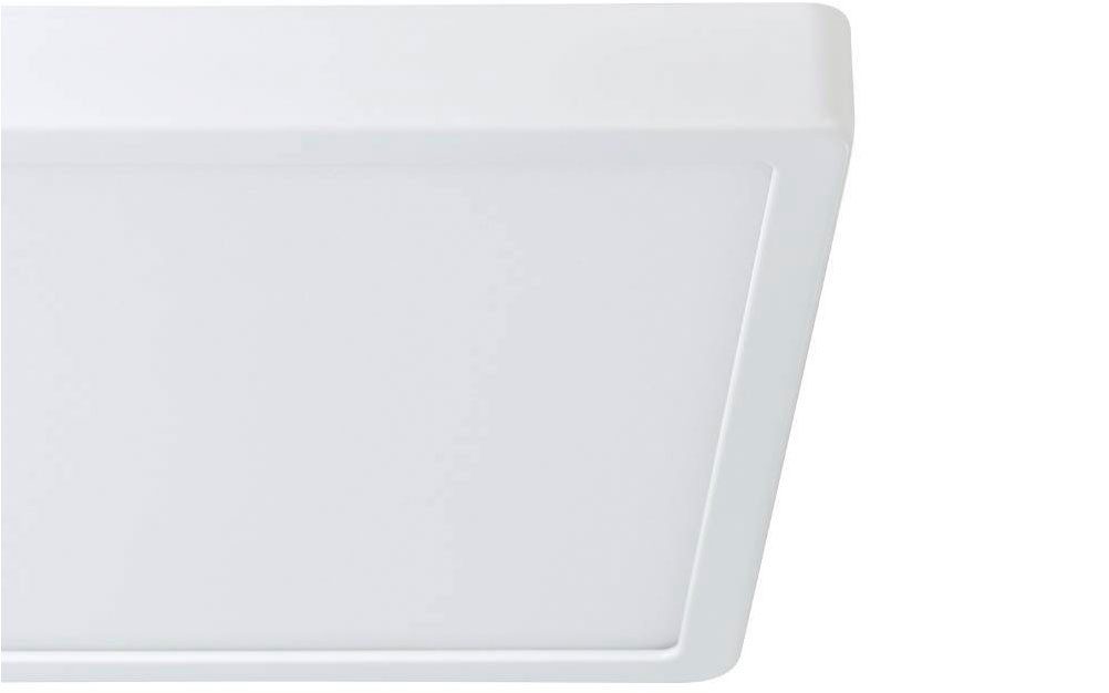 EGLO Plafondlamp FUEVA 5 plafondlamp, wit, IP44, lage opbouwhoogte, 20 watt, vierkant (1 stuk)