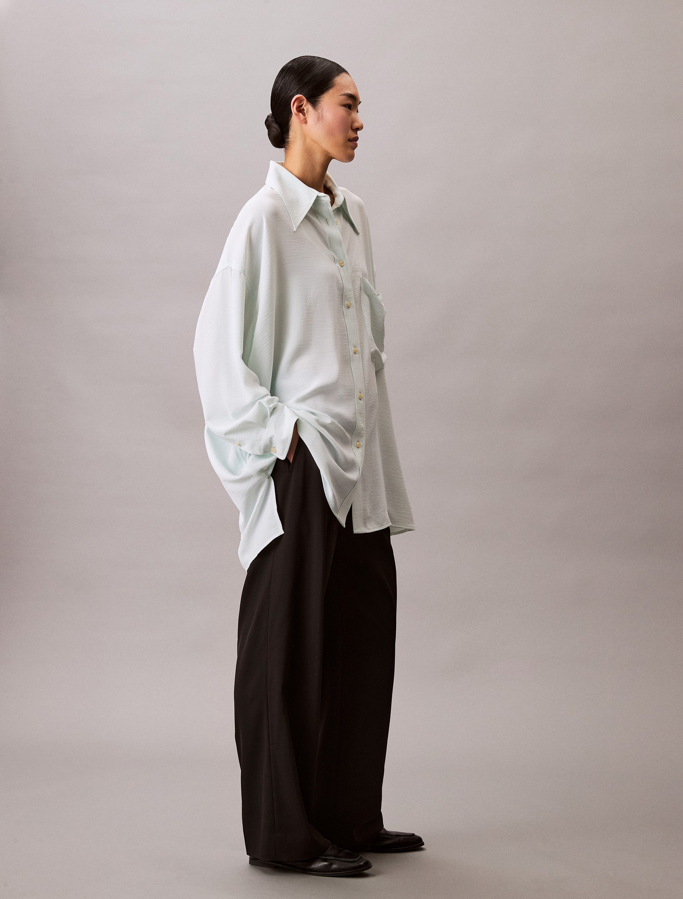 Calvin Klein Overhemdblouse GAUZE SHIRT