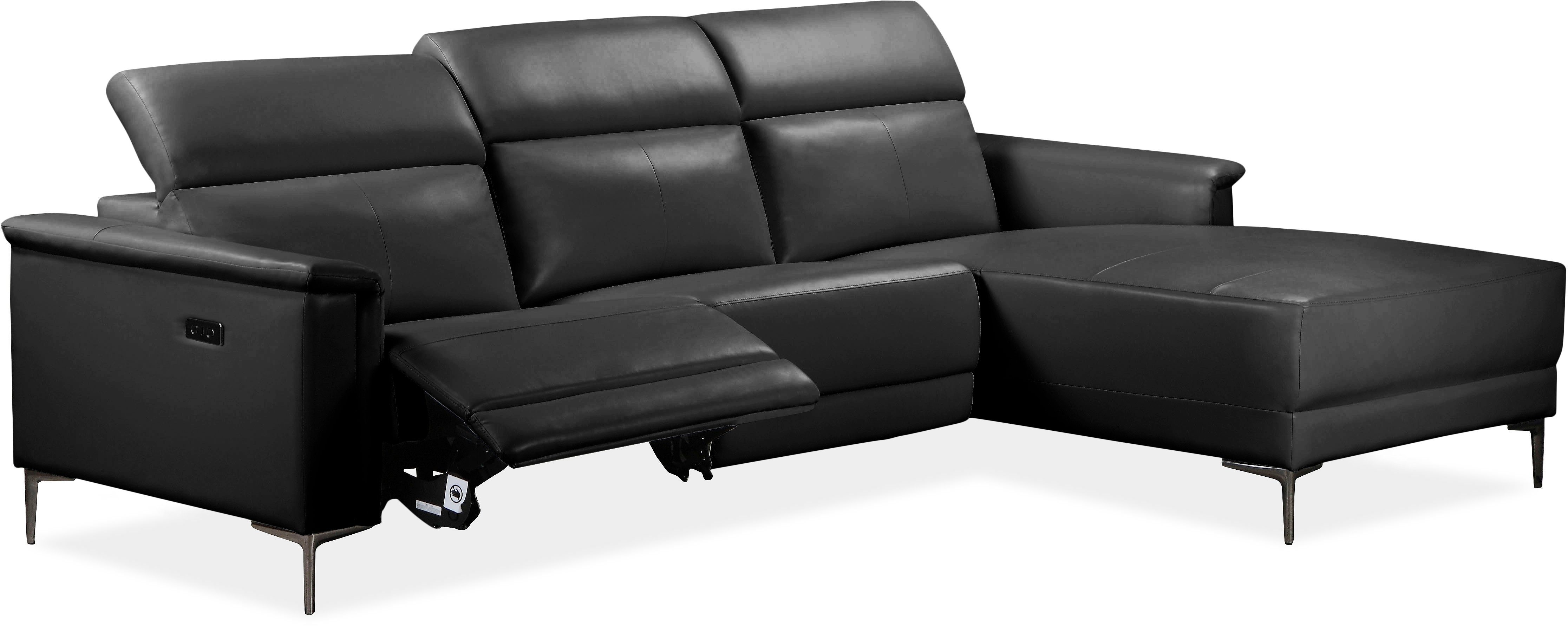 Home affaire Hoekbank Lund, L-vorm, 261 cm, handmatige of elektrische relaxfunctie (met USB-A)