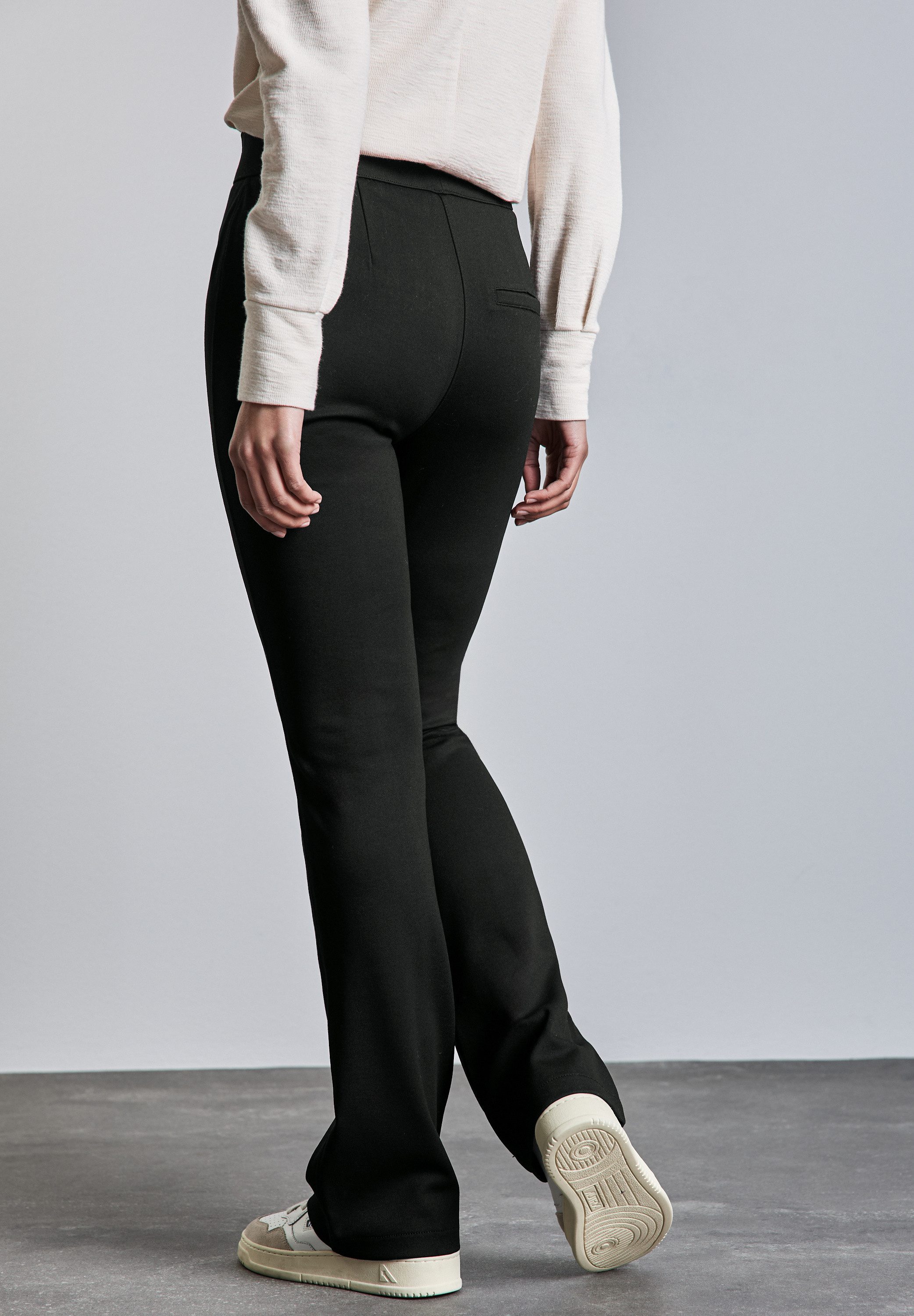 STREET ONE Bootcutbroek met stretchband