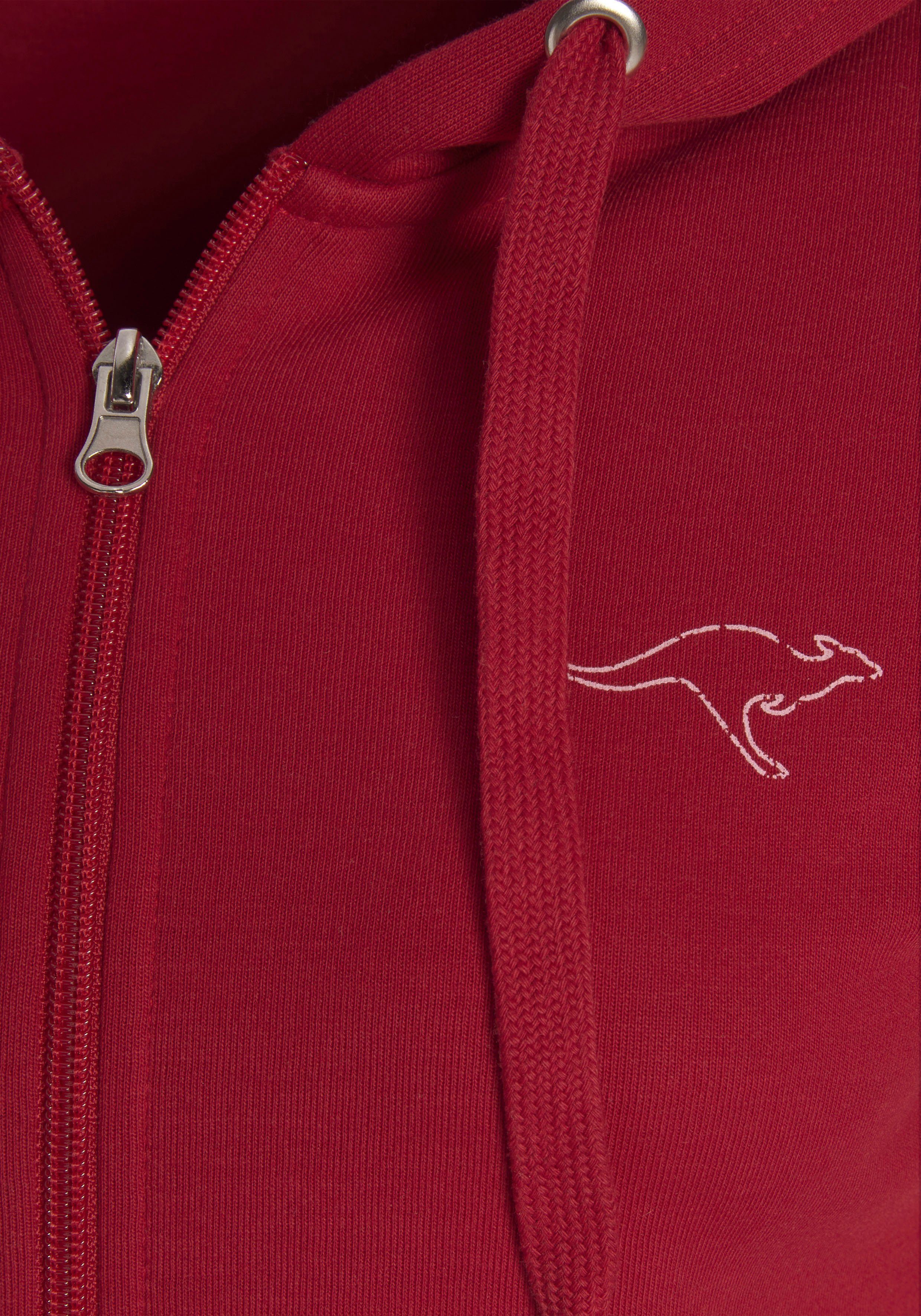 KangaROOS Sweatvest met grote logoprint op de rug, loungepak