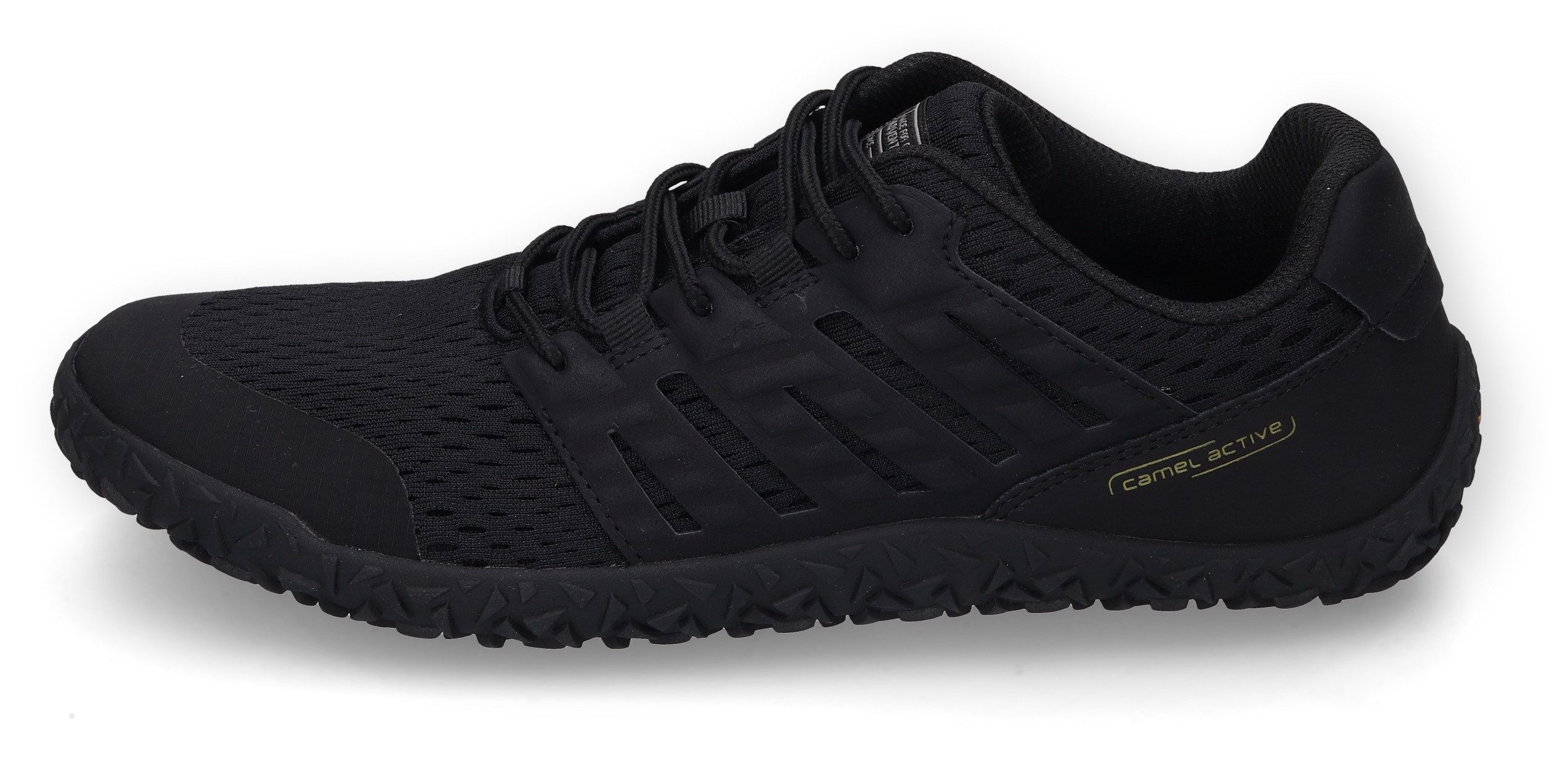 camel active Sneakers , barefoot schoen, veterschoen, vrijetijdsschoen in materiaalmix