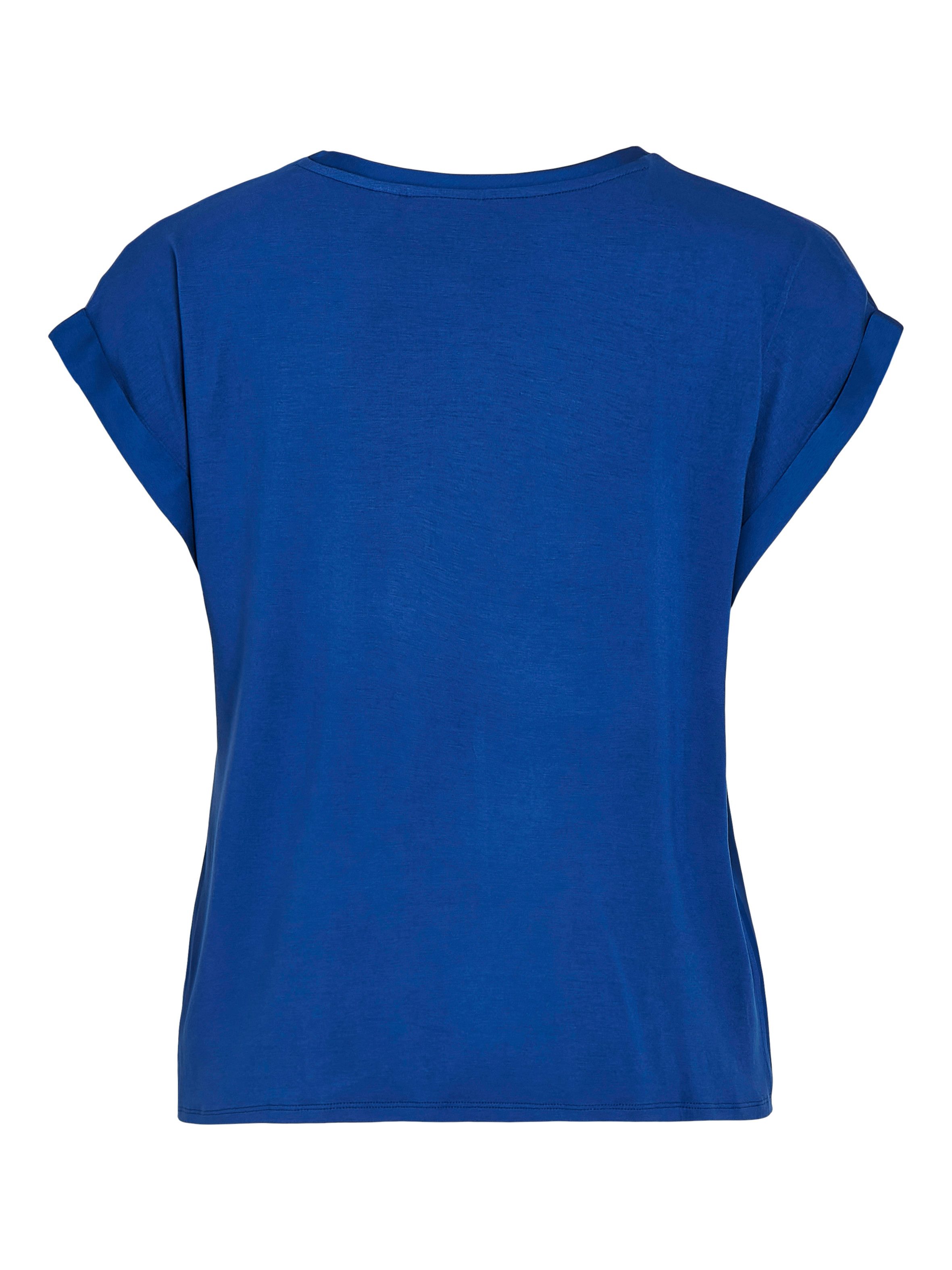 Vila Shirt met korte mouwen VIELLETTE S S SATIN TOP NOOS