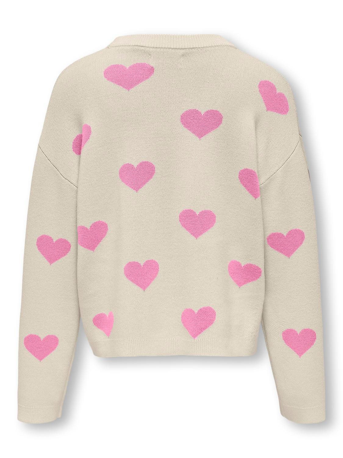 KIDS ONLY Trui met ronde hals KOGMONTANA LS JQ LOOSE O-NECK CP KNT