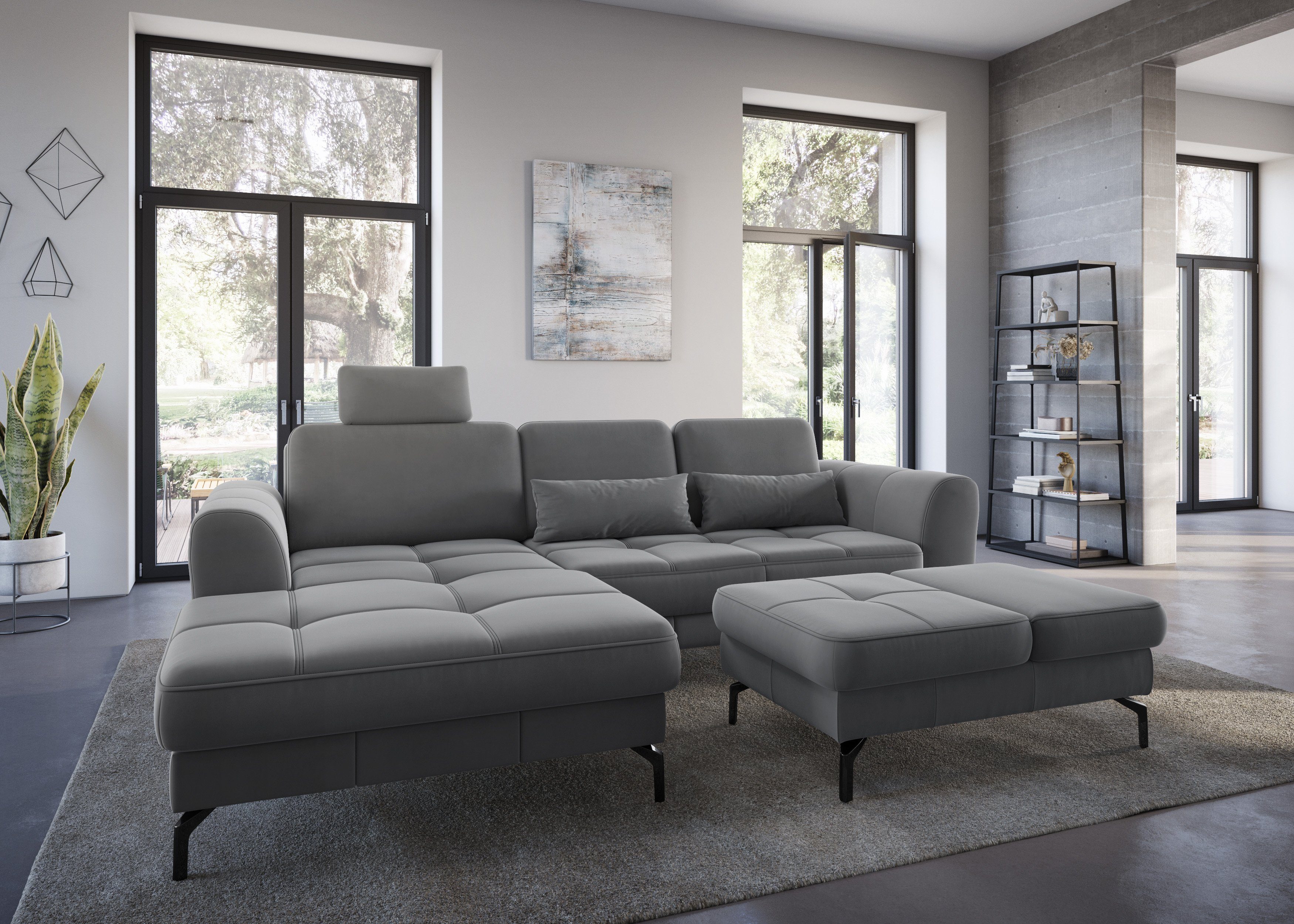 sit&more Hocker Bendigo met inklapfunctie, bodemvrijheid 15 cm, naar keuze in 2 pootkleuren