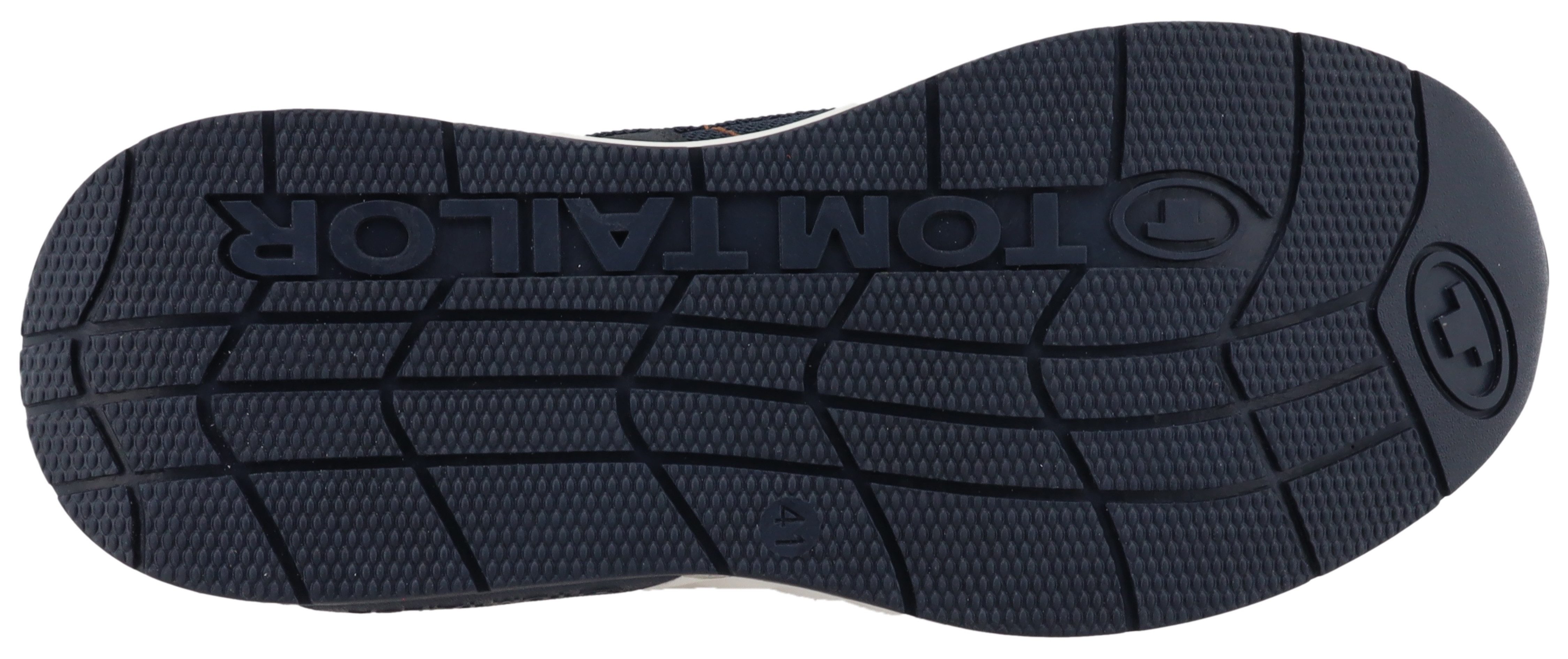 Tom Tailor Sneakers met sleehak , vrijetijdsschoen, lage schoen, veterschoen met tom tailor merklabel