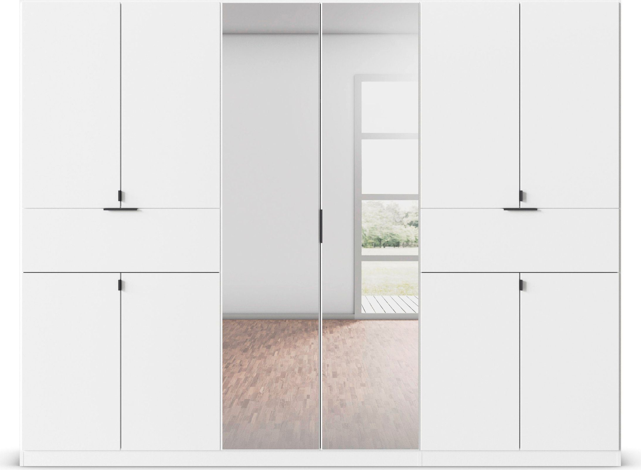 rauch Draaideurkast Kledingkast kast garderobe waskast TICAO met 2 ruime lades, veel opbergruimte made in germany