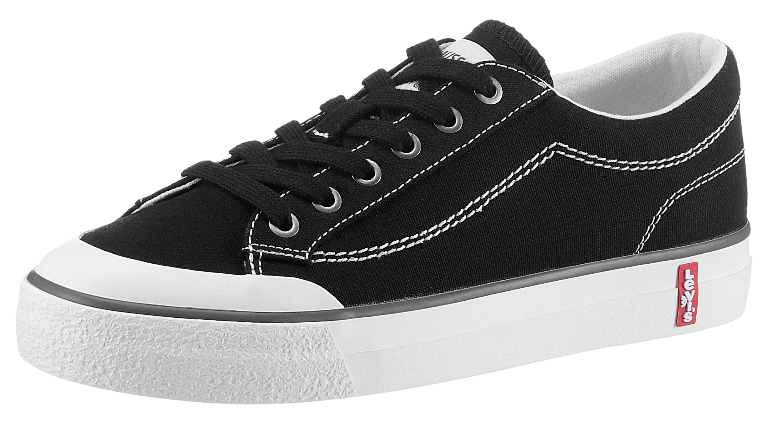 Levi's® Plateausneakers LS2 S met sierstiksels, vrijetijdsschoen, lage schoen, veterschoen