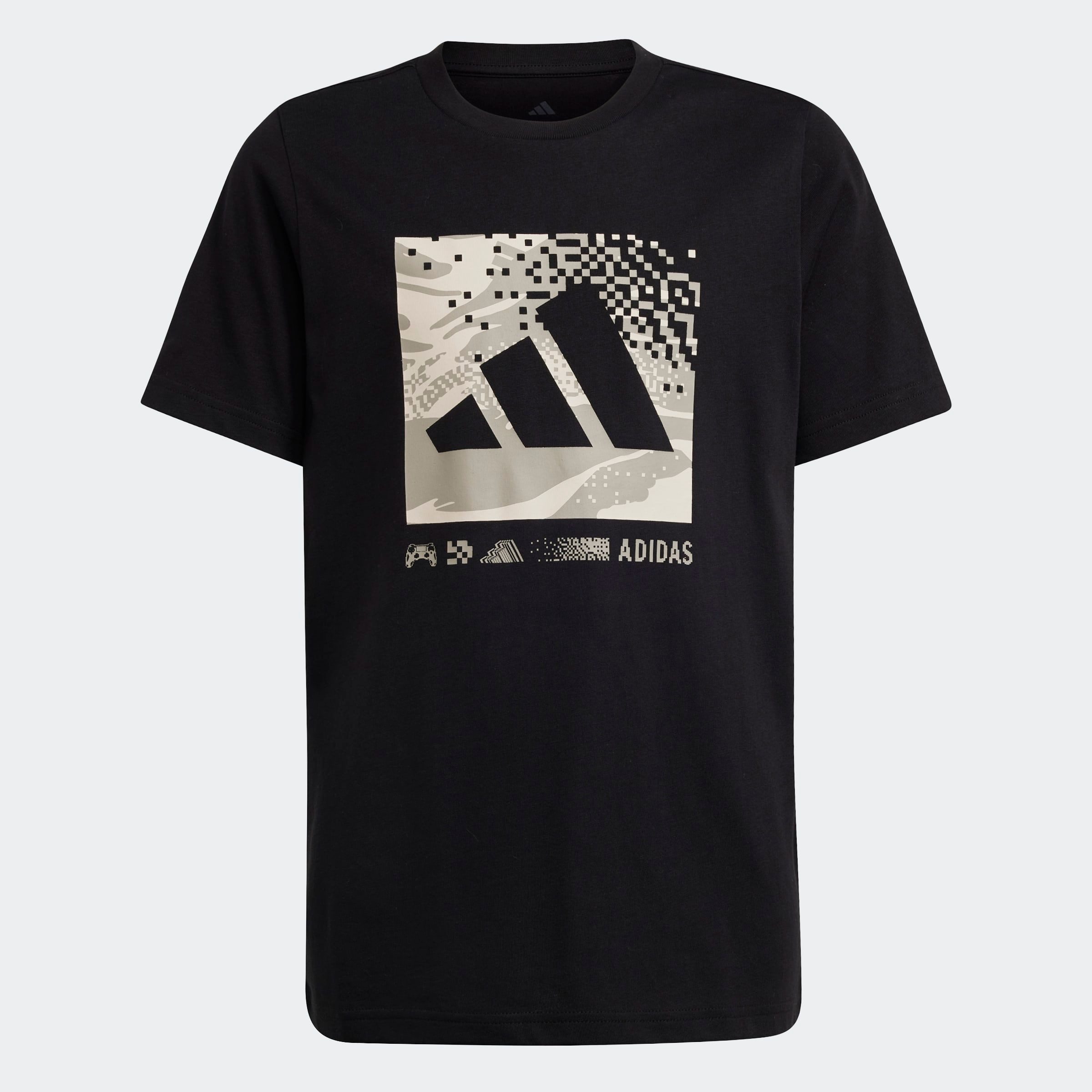 adidas Sportswear T-shirt J CAMO LOGO TEE