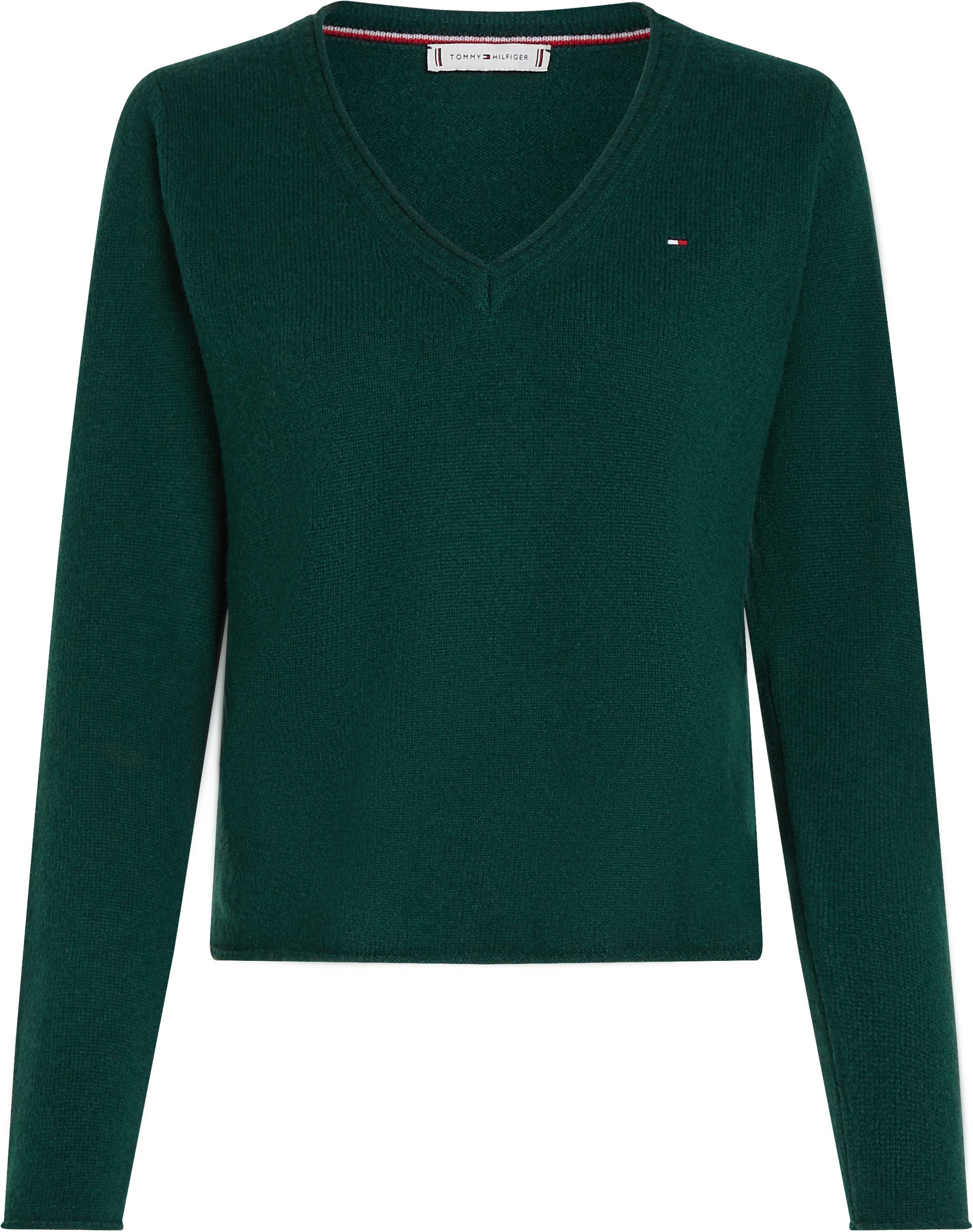 Tommy Hilfiger Gebreide trui SOFT WOOL V-NK SWEATER