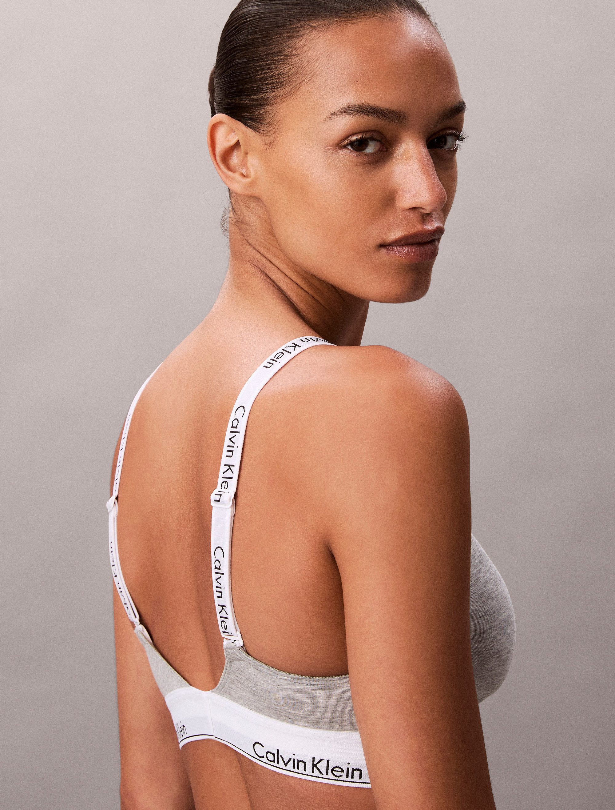 Calvin Klein Bralette met een logo-opschrift