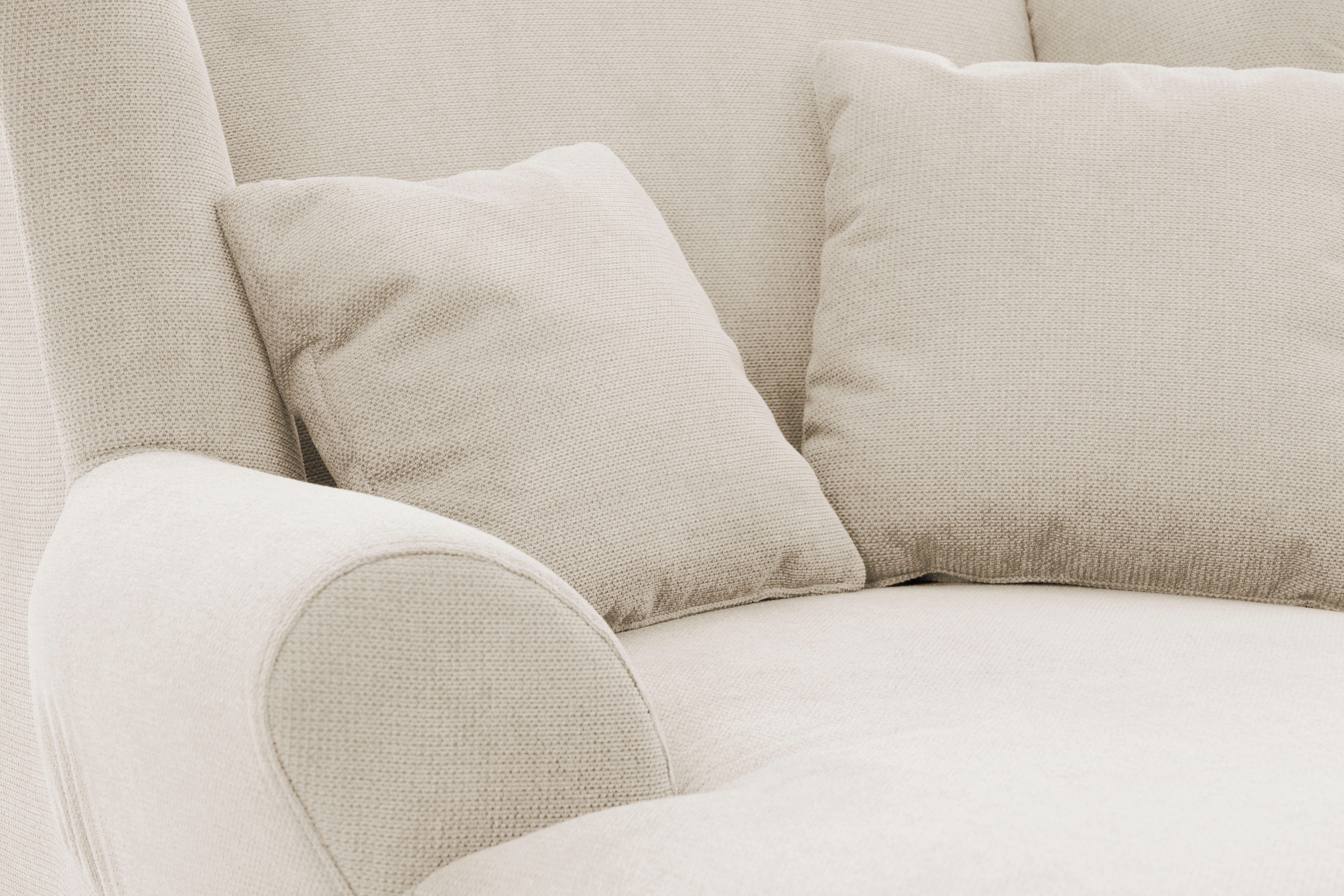 Home affaire XXL-fauteuil Oase met golvenondersteuning en 2 decoratieve kussens