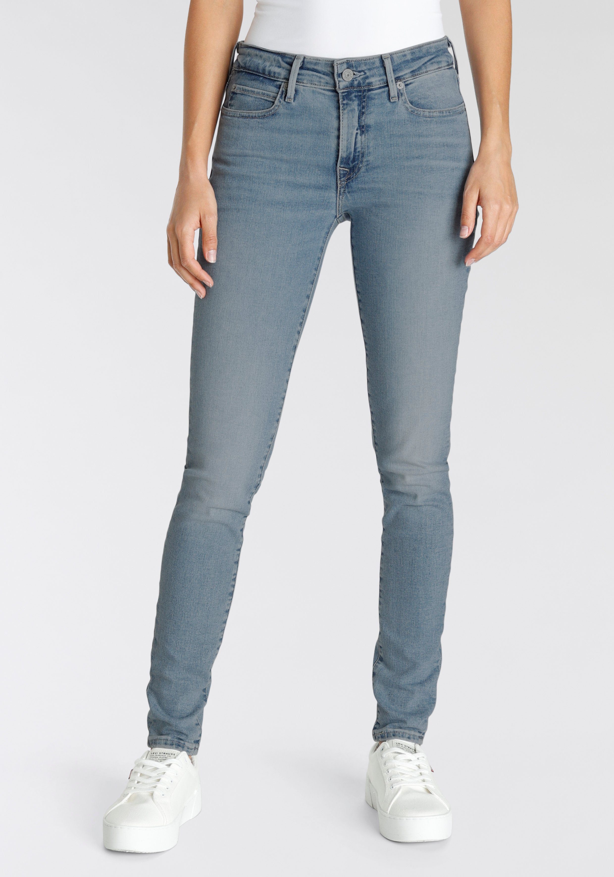 Levi's Skinny fit jeans 711 Skinny met lage tailleband