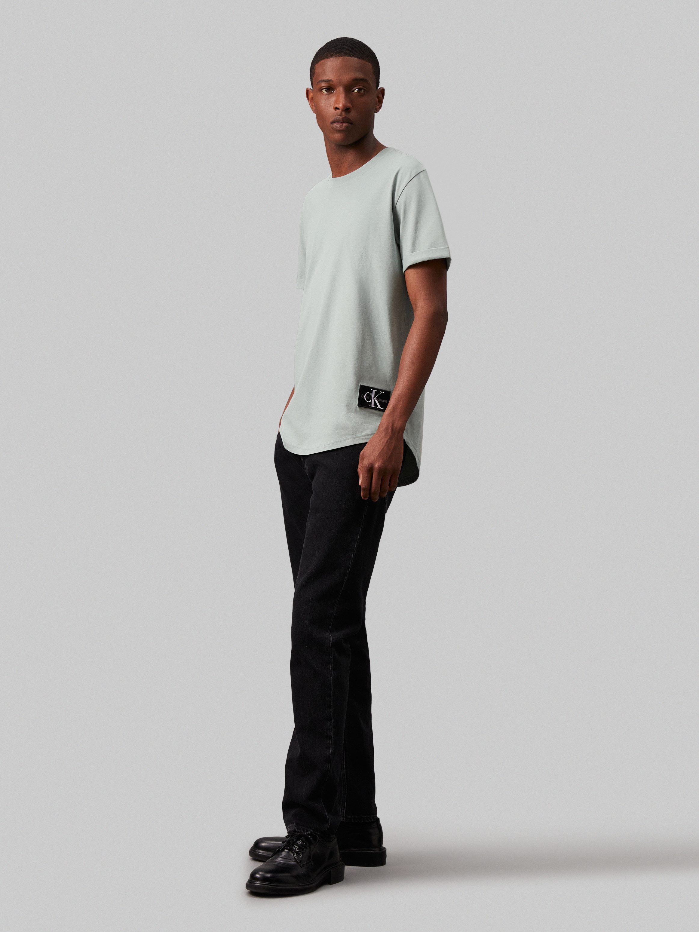 Calvin Klein T-shirt BADGE TURN UP SLEEVE