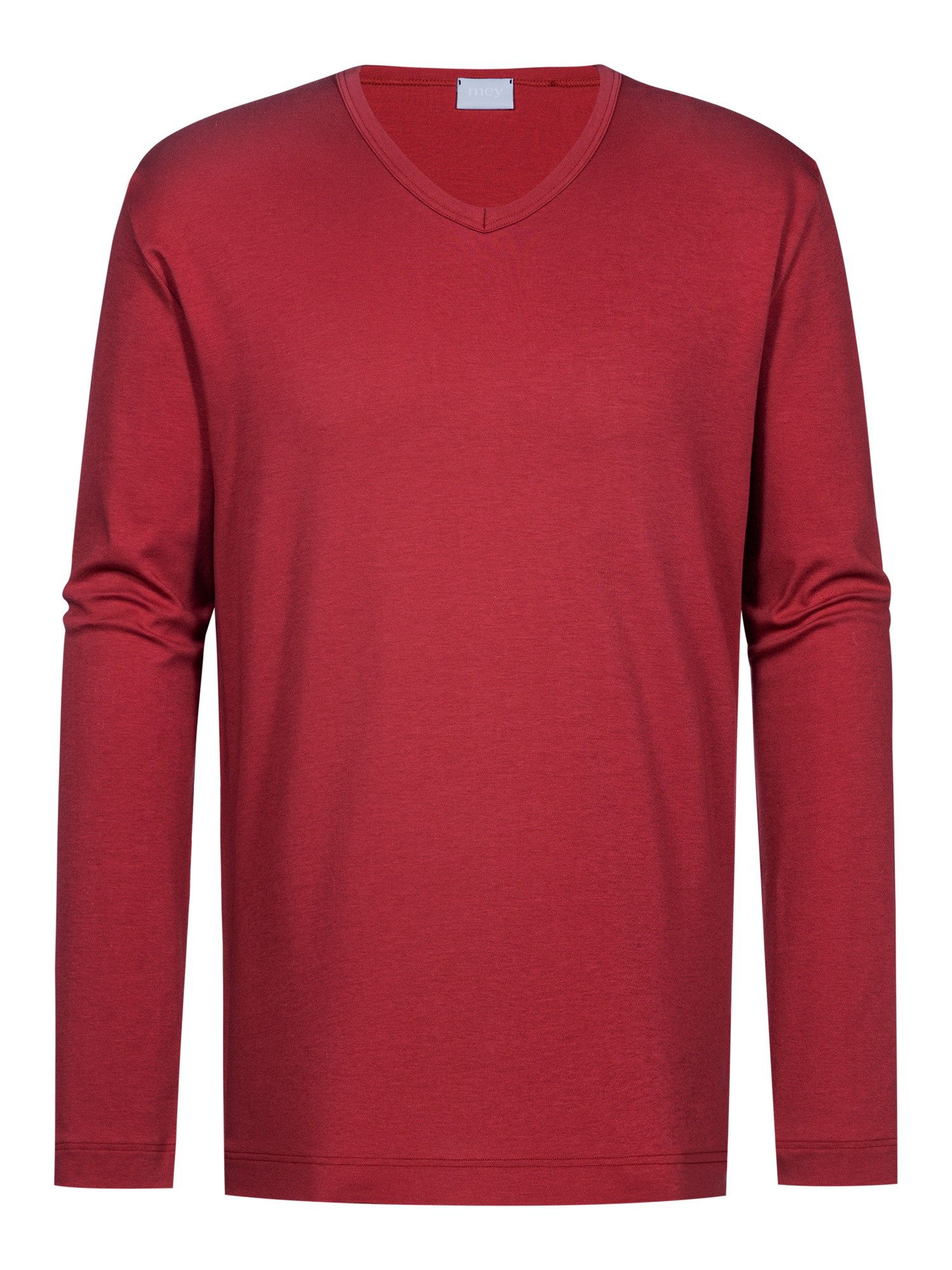 Mey Shirt met lange mouwen SOLID NIGHT T-shirt van interlock-jersey