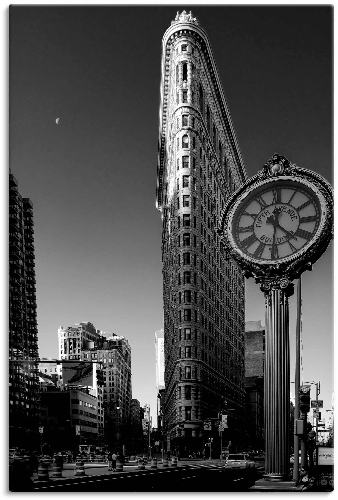 Artland Artprint New York Flatiron in vele afmetingen & productsoorten - artprint van aluminium / artprint voor buiten, artprint op linnen, poster, muursticker / wandfolie ook gesc