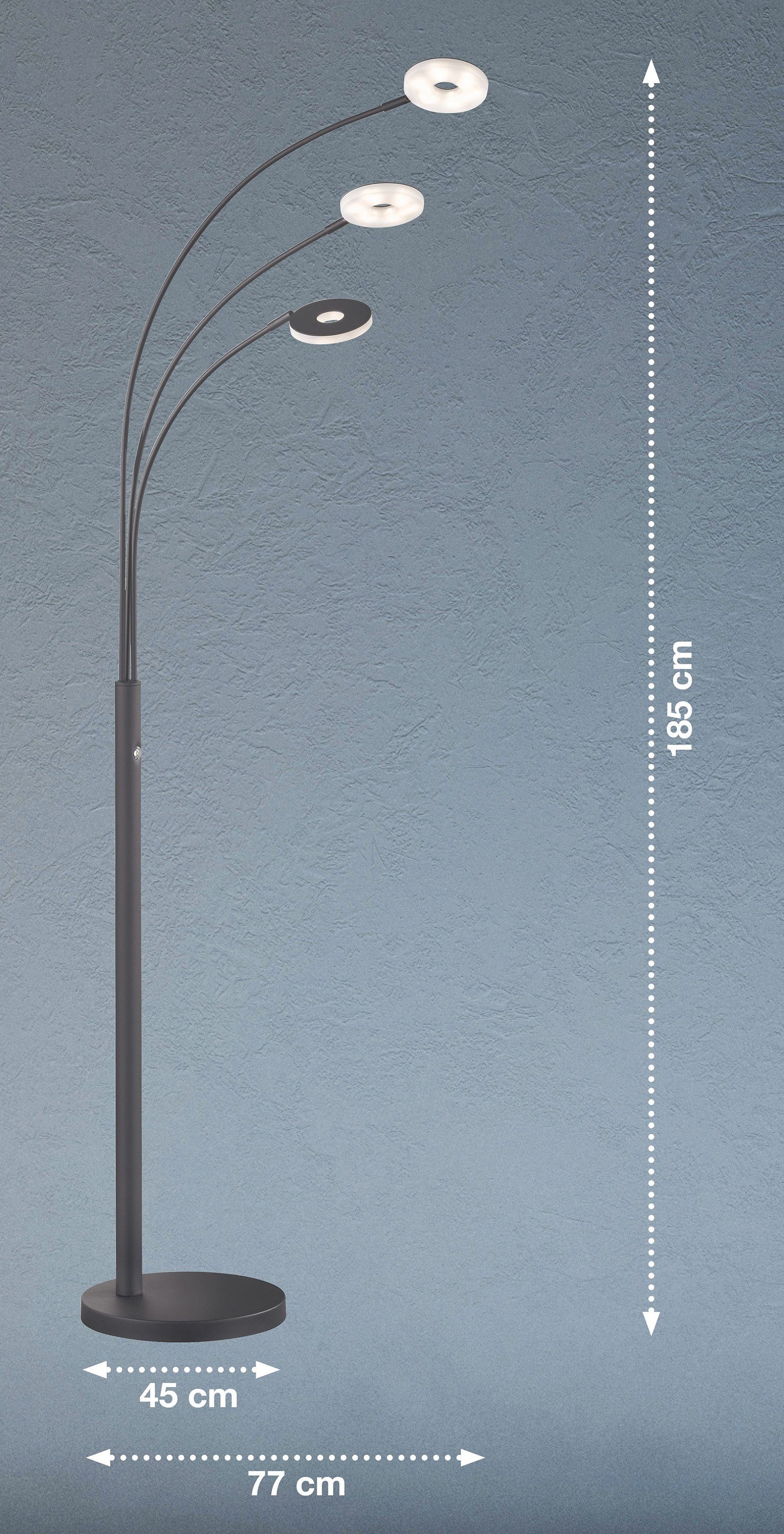 Honsel Leuchten Led-booglamp Dent (1 stuk)