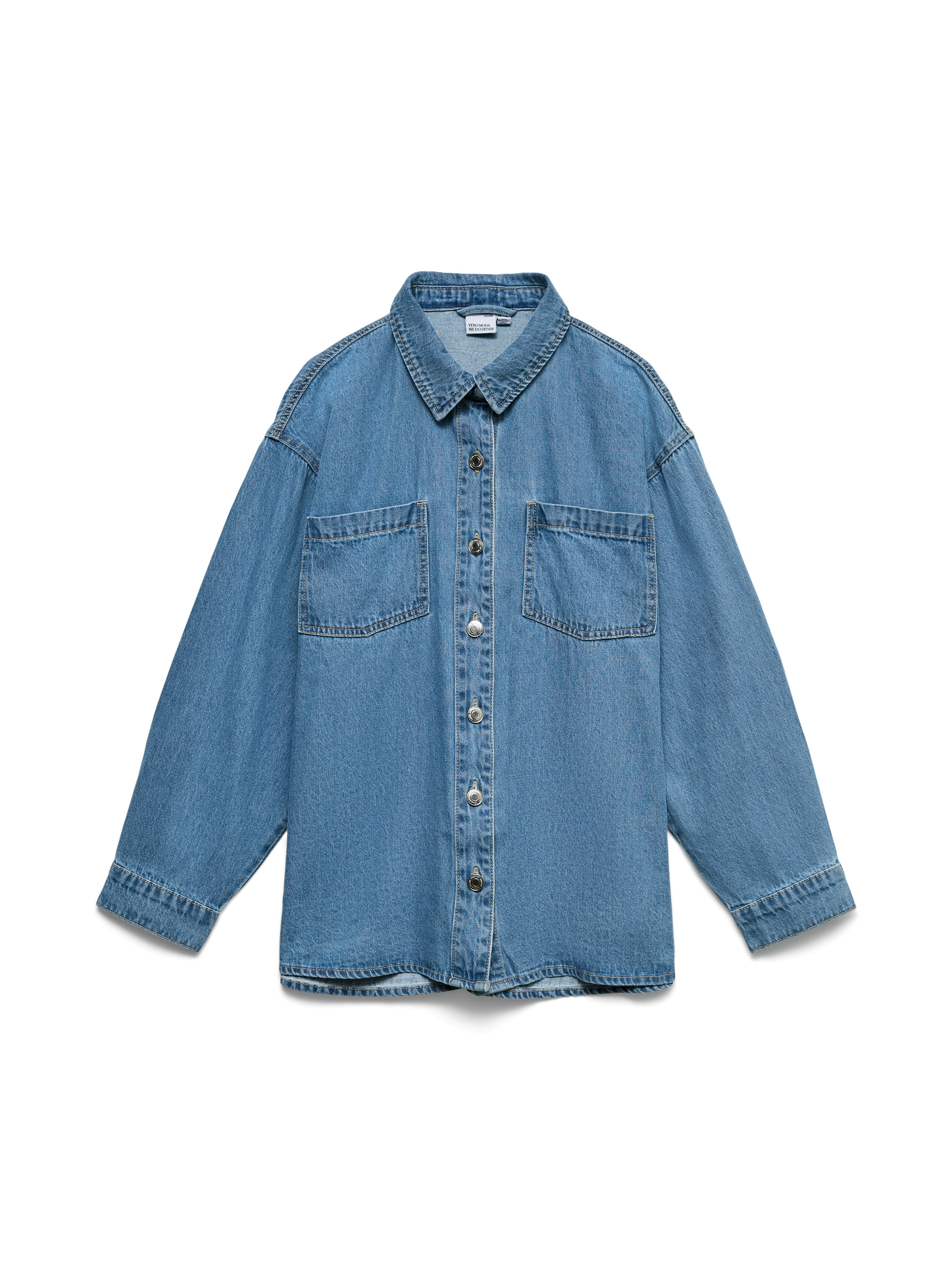 Vero Moda Jeans blouse VMJENNIE LS OVERSIZE DENIM SHIRT GA NOOS
