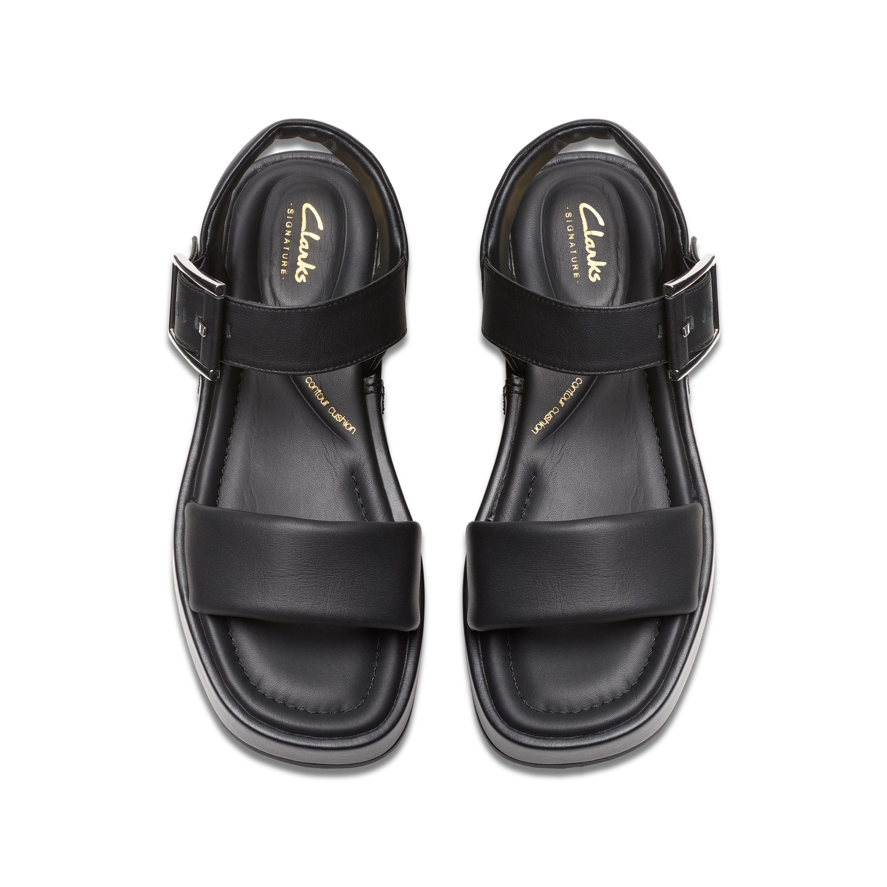 Clarks Sandalen Alda Strap , sandaal, flats met plateausool