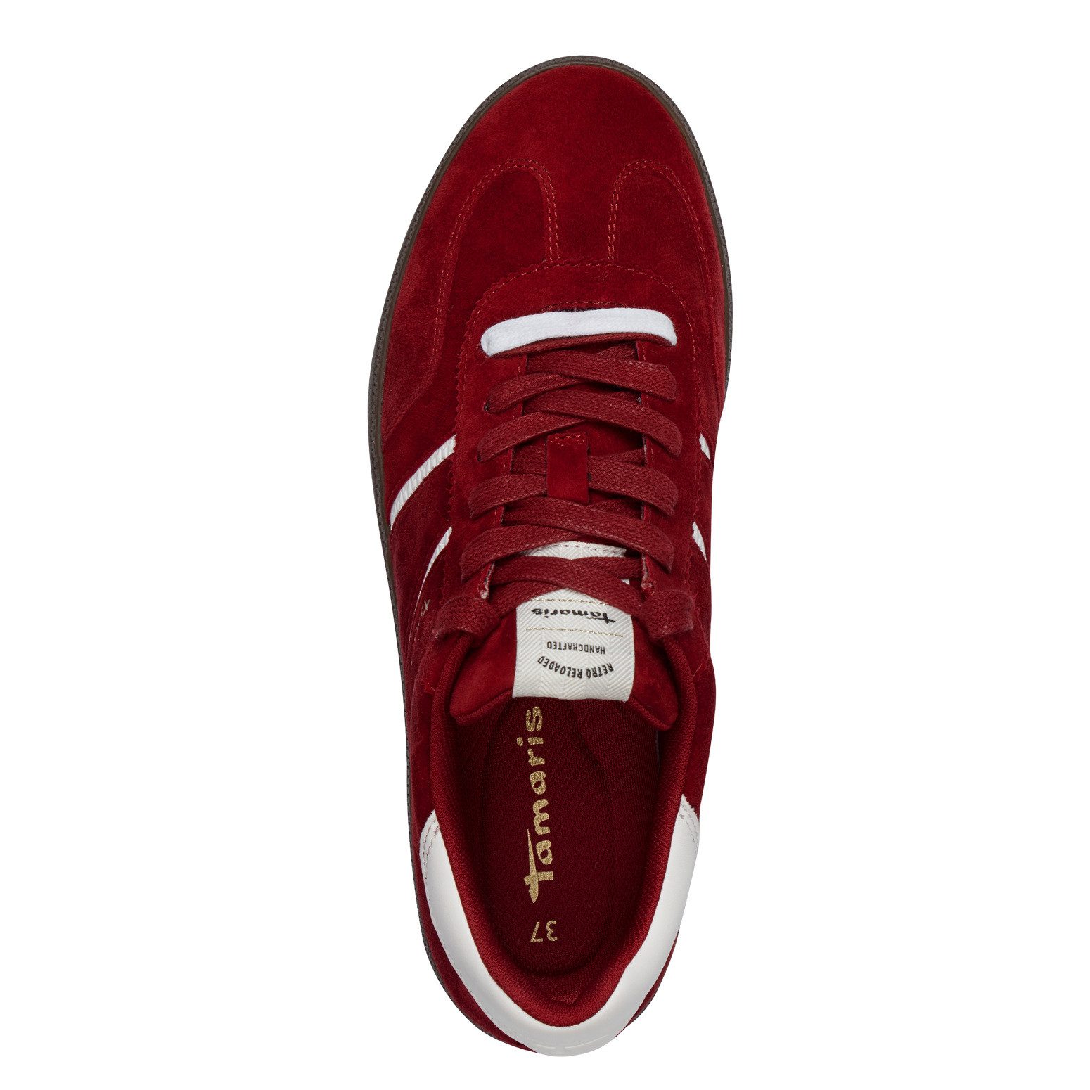 Tamaris Plateausneakers , vrijetijdsschoen, halfschoen, veterschoen met gepolsterde schacht
