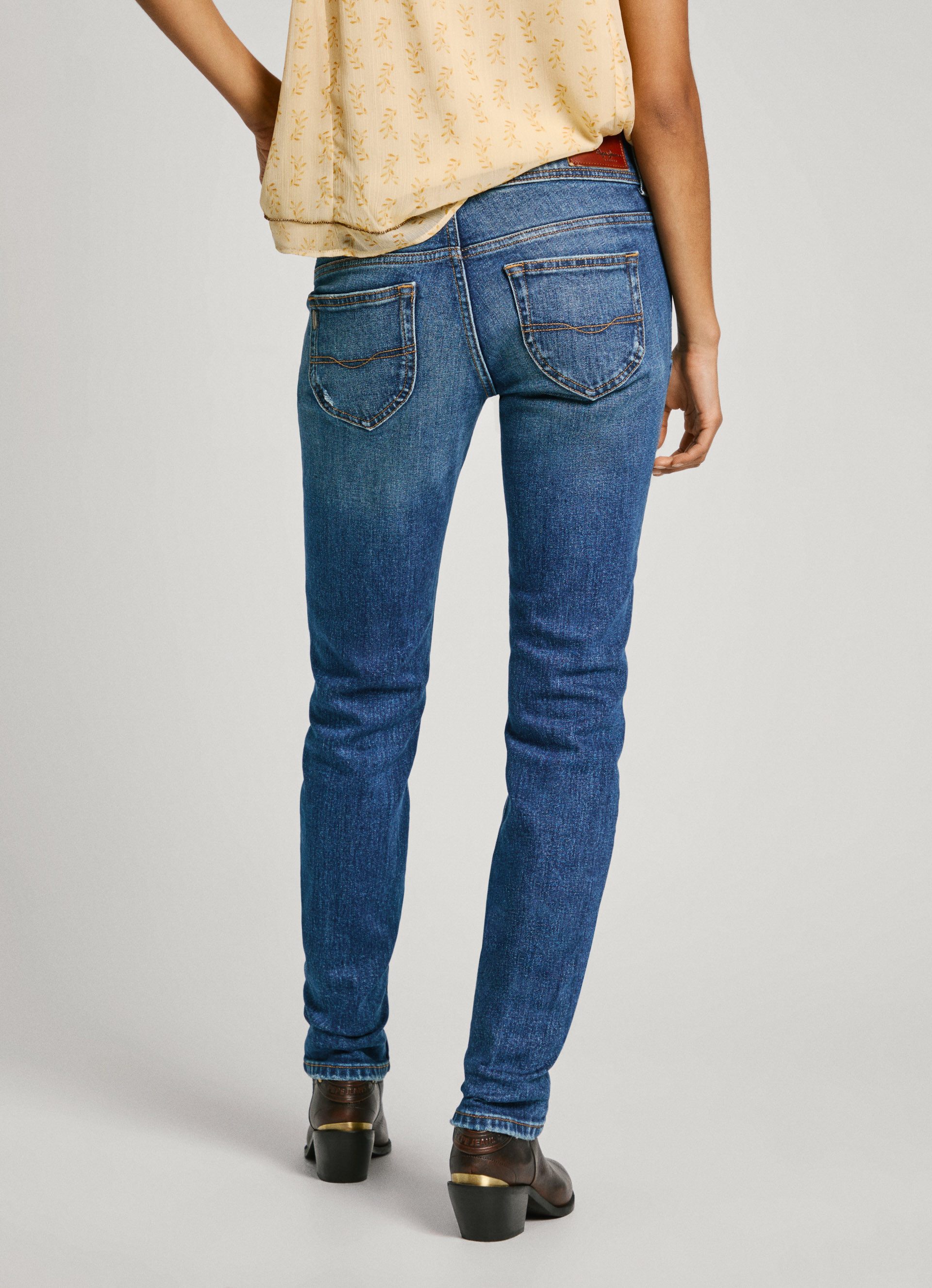Pepe Jeans Slim fit jeans SLIM JEANS LW