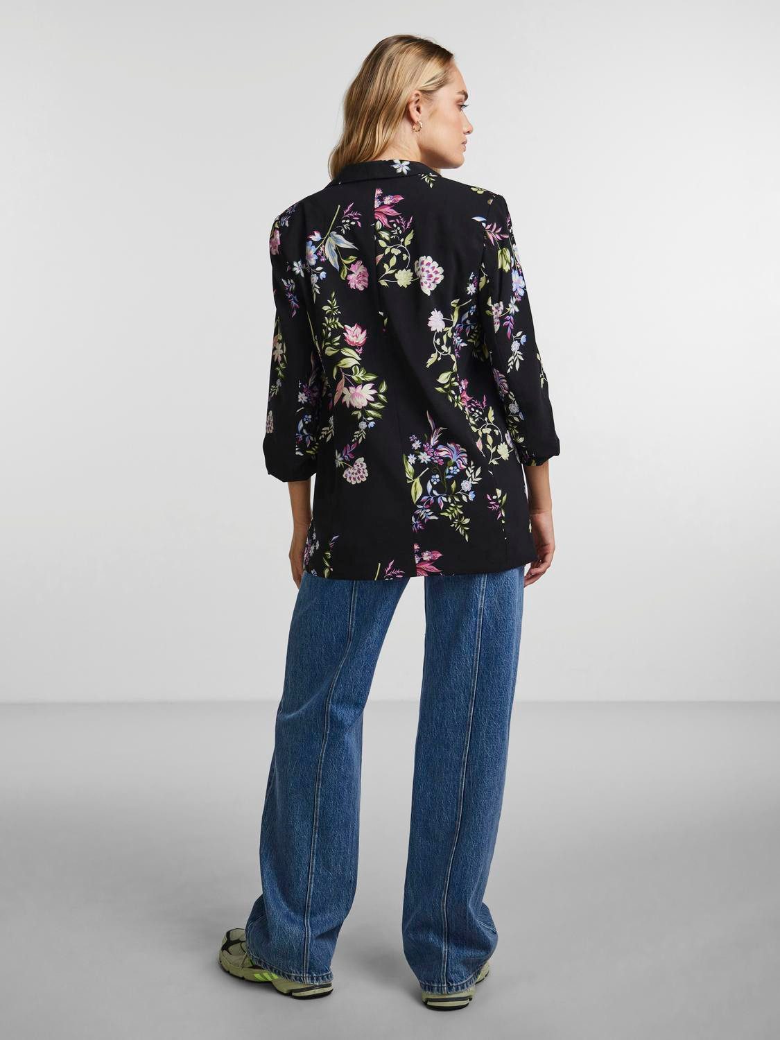 pieces Blouseblazer PCBOSELLA 3 4 PRINTED BLAZER NOOS