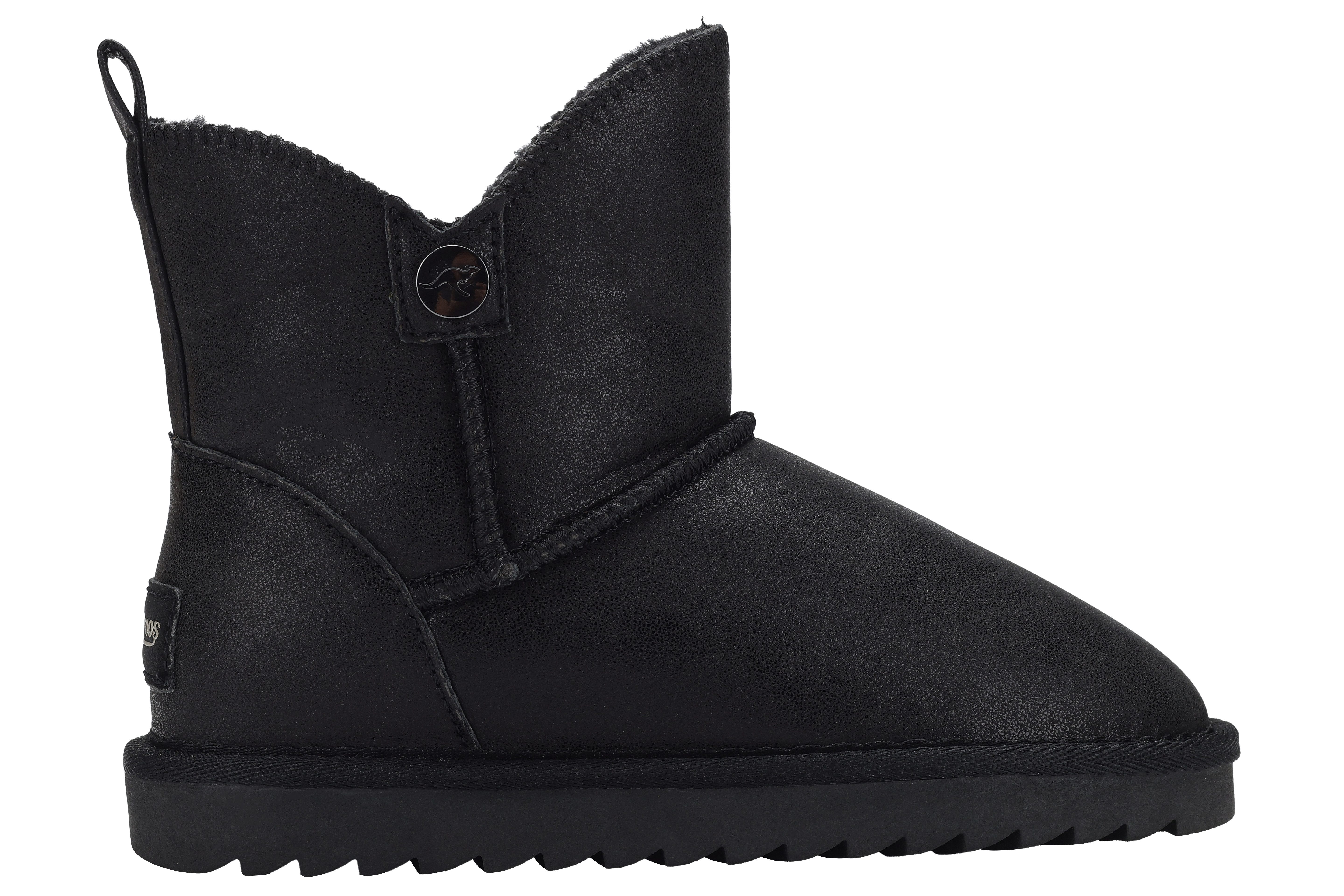 KangaROOS Boots zonder sluiting K-UK SILVERY Winterschoenen, winterboots, snowboots, instaplaarzen