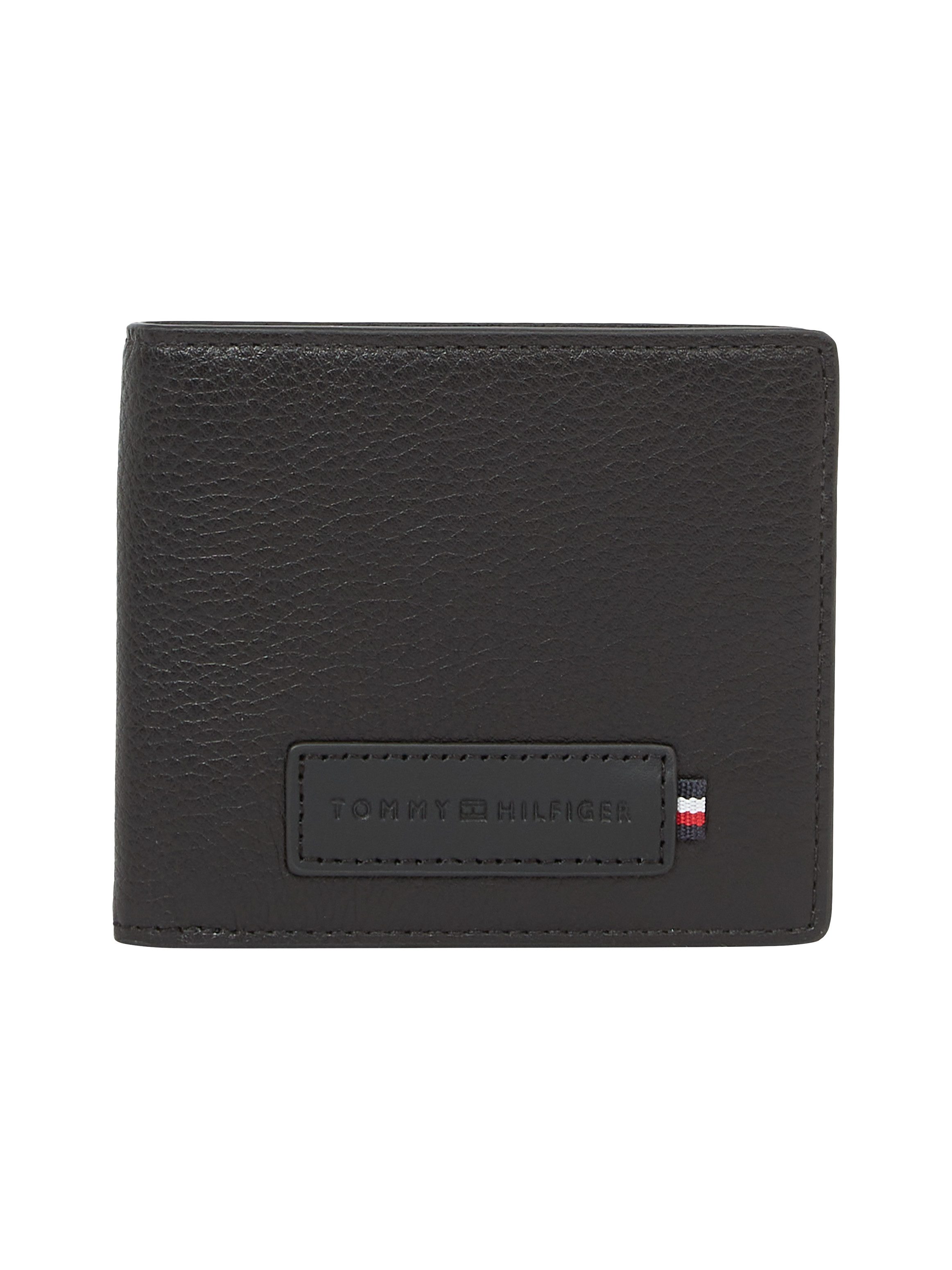 Tommy Hilfiger Portemonnee TH PREMIUM MINI CC WALLET , basic, heren portemonnee met logo-opdruk