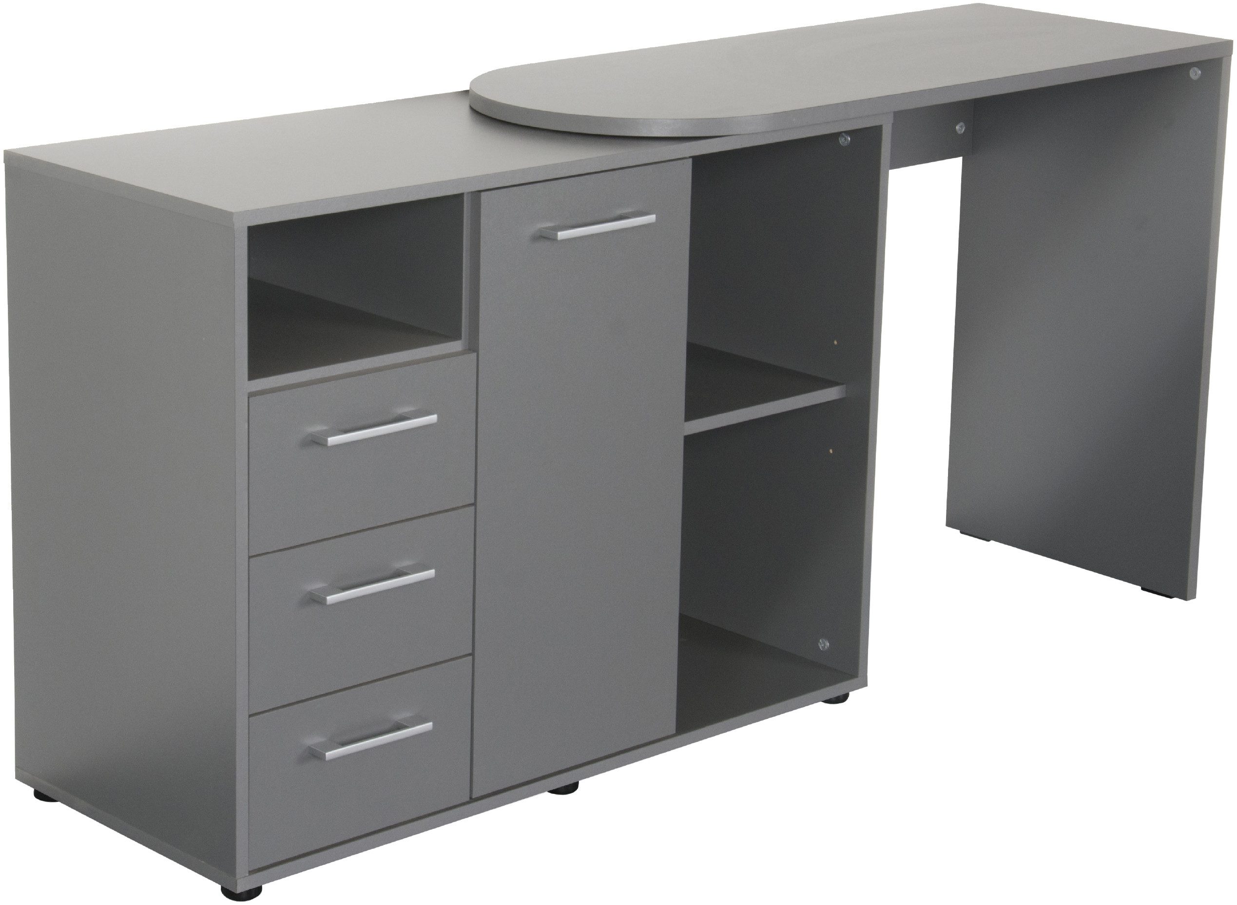 VOGL Möbelfabrik Bureau 1246 mit schwenkbarer Tischplatte draaibaar tafelblad, ruimtebesparend, made in germany