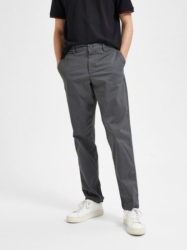 SELECTED HOMME Stoffen broek SLH196-STRAIGHT-NEW MILES FLEX PANT NOOS