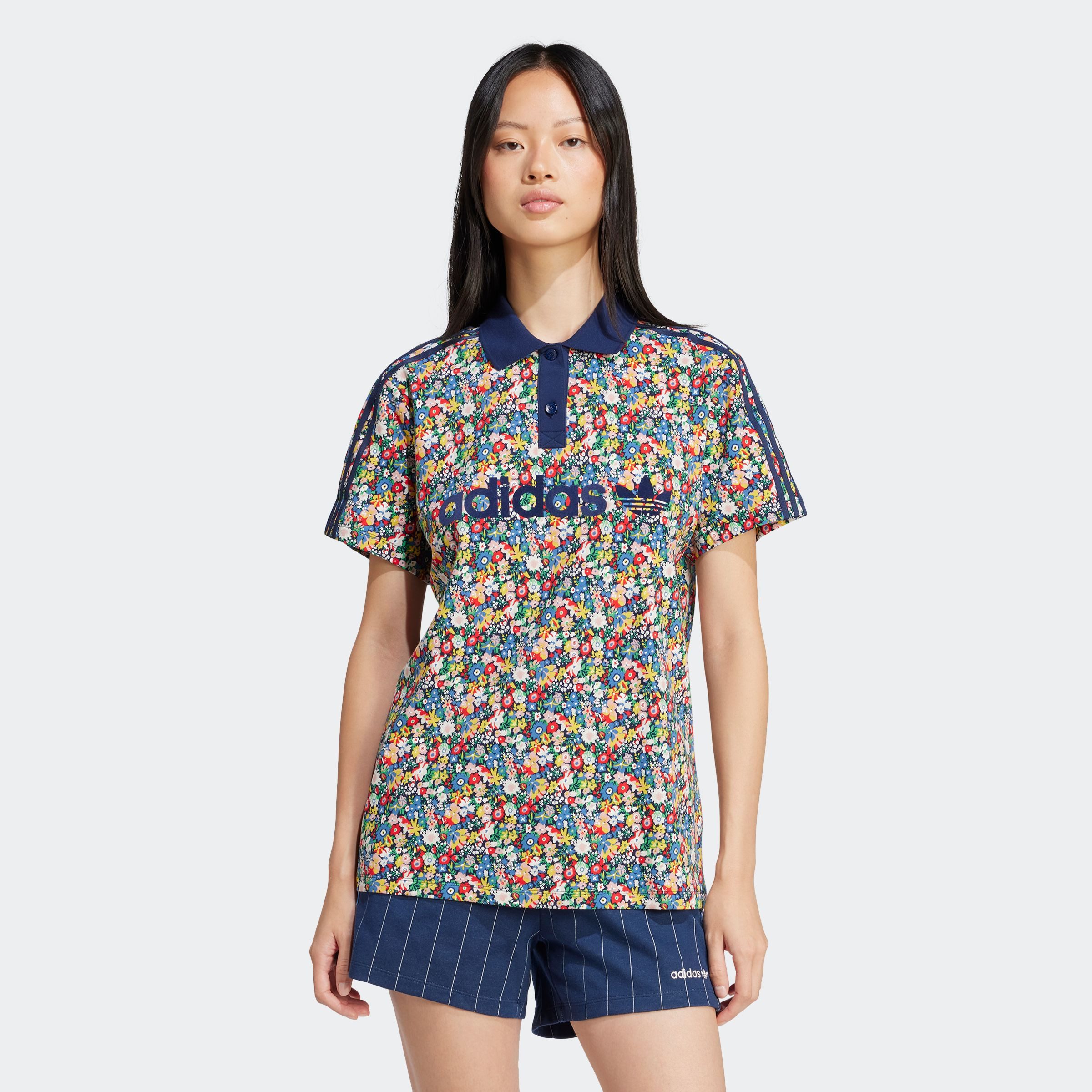 adidas Originals Poloshirt LIBERTY FB TEE dames poloshirts maat L multicolor