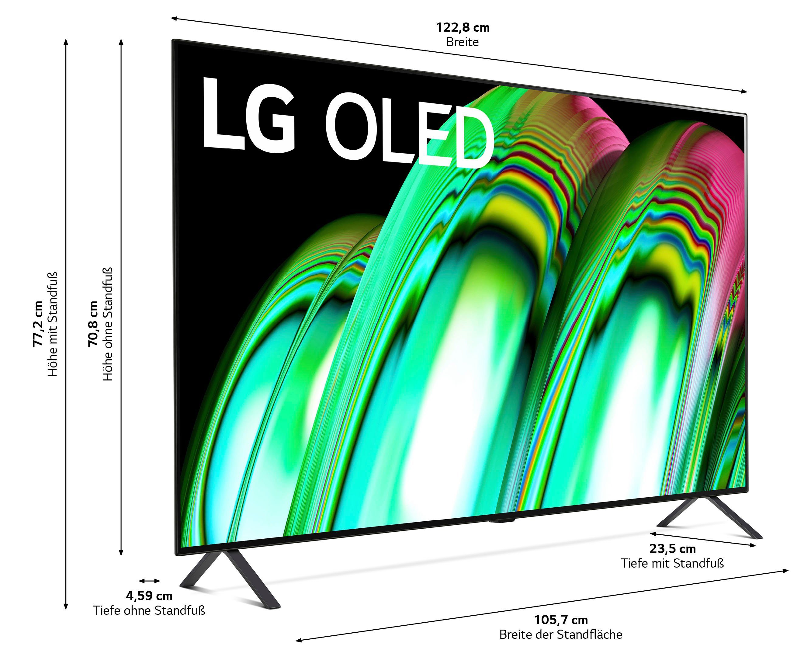 LG OLED-TV OLED55A29LA, 139 cm / 55", 4K Ultra HD, Smart TV, OLED, α7 Gen5 4K AI-Processor, Dolby Vision & Atmos, Single Triple Tuner