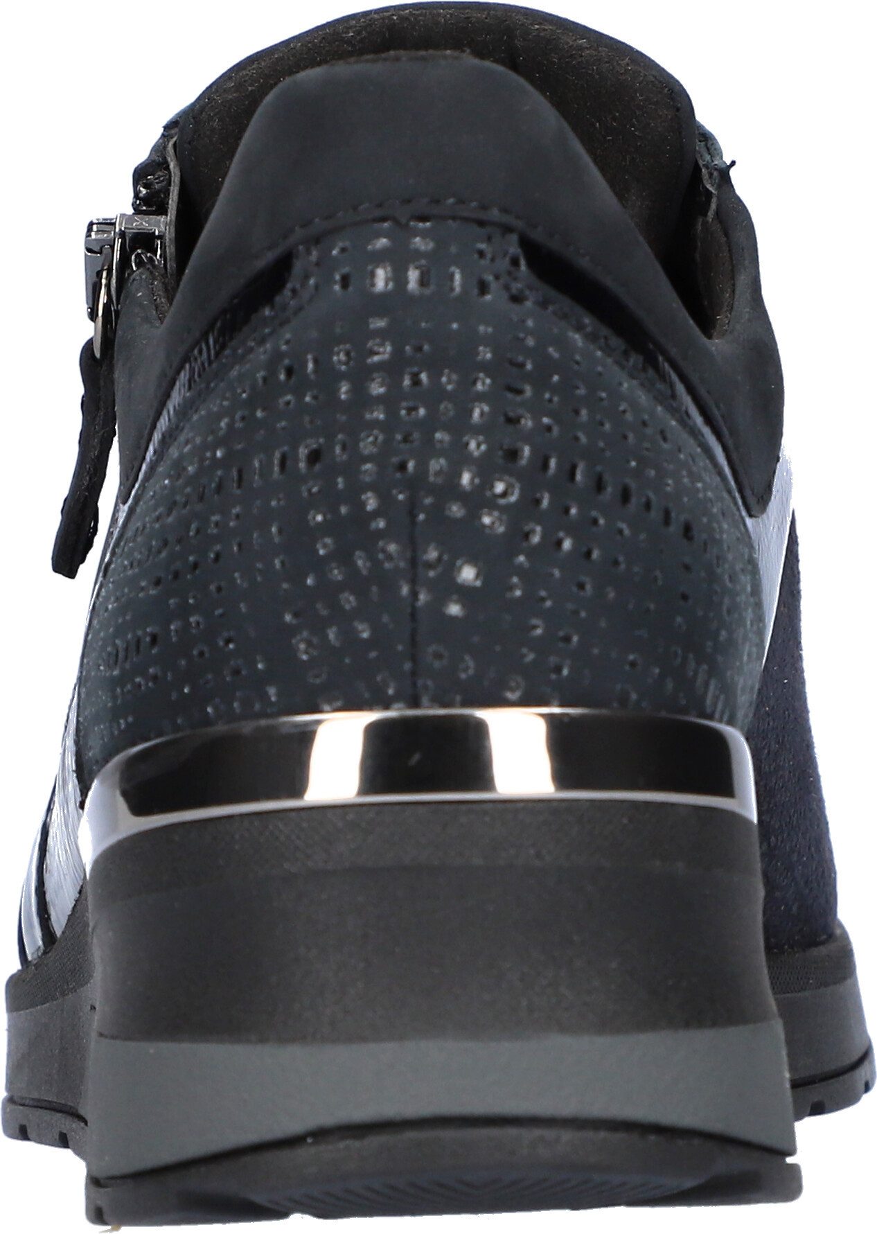 Waldläufer Sneakers met sleehak H-Clara-soft , vrijetijdsschoen, lage schoen, veterschoen met luchtkamerzool