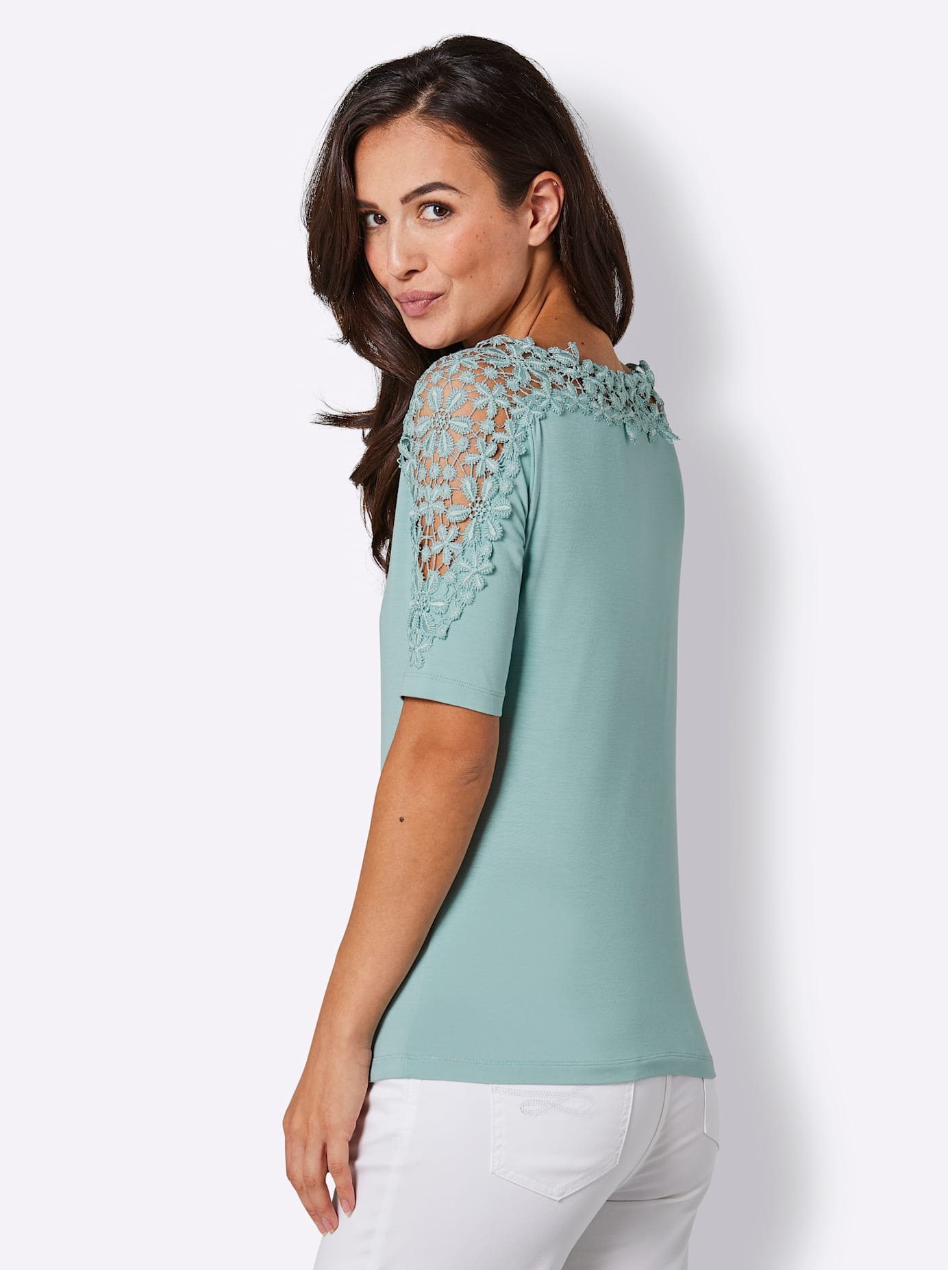 CREATION L PREMIUM Shirt met 3/4-mouwen Lyocell-shirt (1-delig)