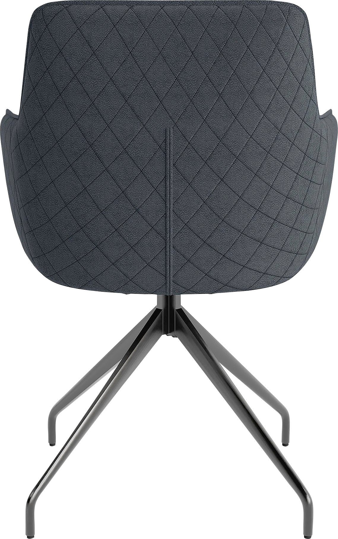 byLIVING Eetkamerstoel Memphis set van 2, zacht verdikt met eersteklas imitatieleer, draaibaar (set, 2 stuks)
